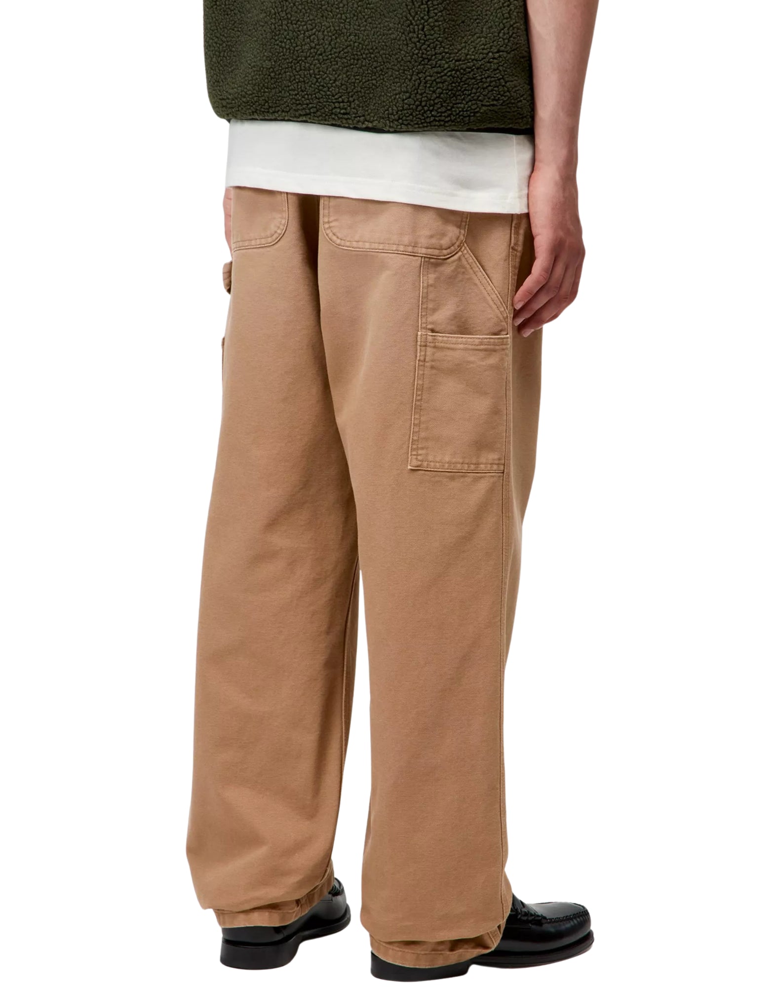 Carhartt WIP Single Knee Pant – Hamilton Brown Stone Canvas Pants I034798 HZ.4O.32
