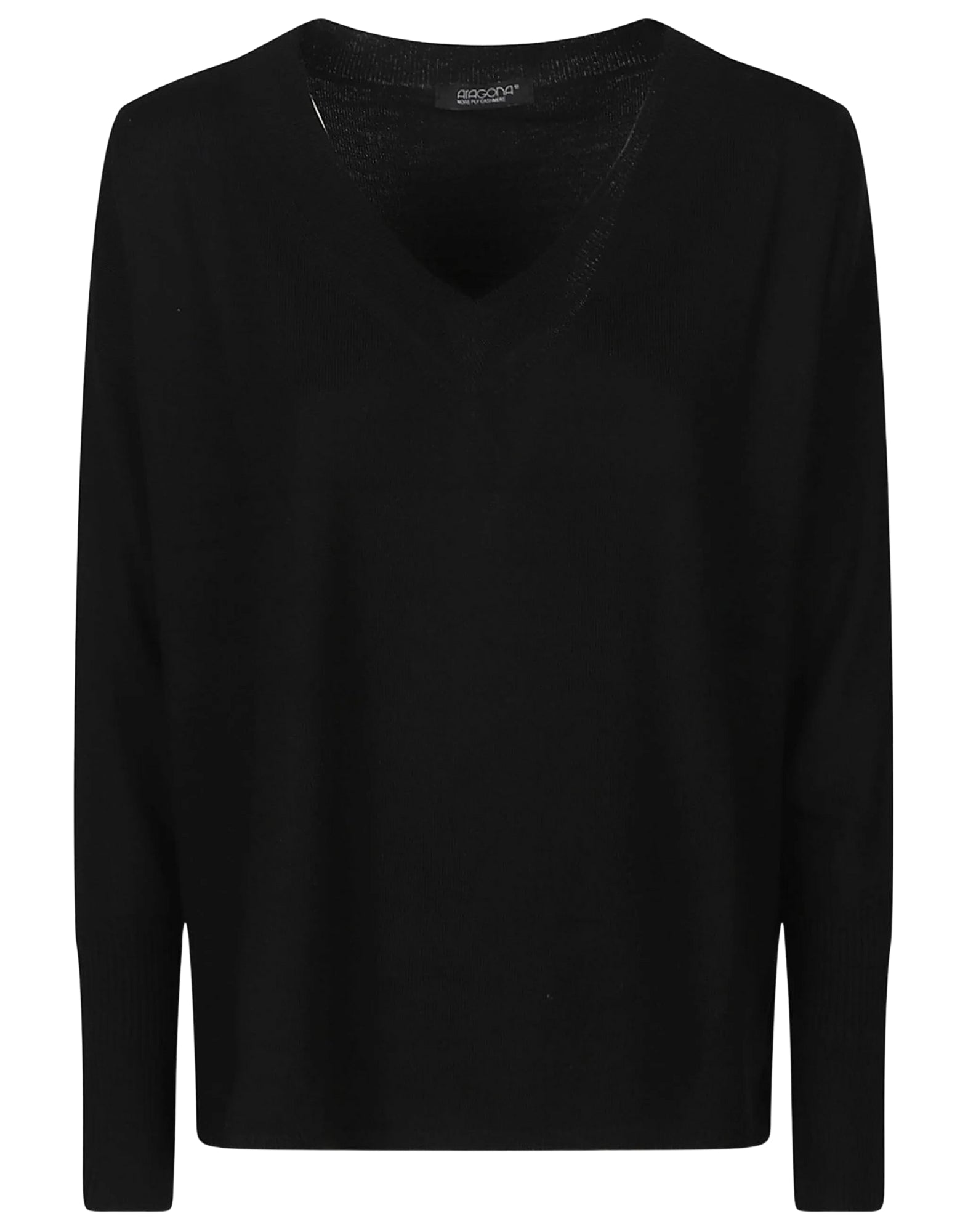 D3204TF 101 BLACK SWEATER - Maglieria - ARAGONA