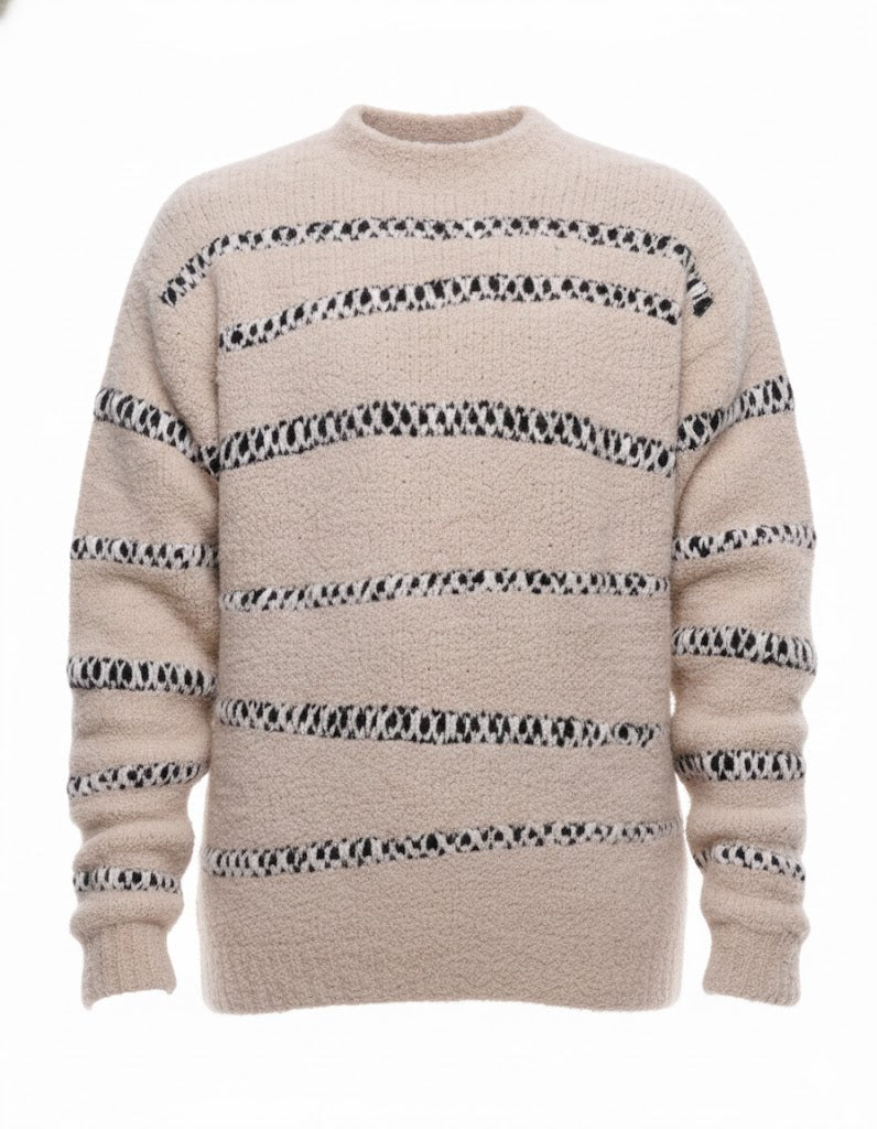 AI25AFU46 00050 GIROCOLLO P. CROCE BOUCLE - Maglieria - Atomofactory