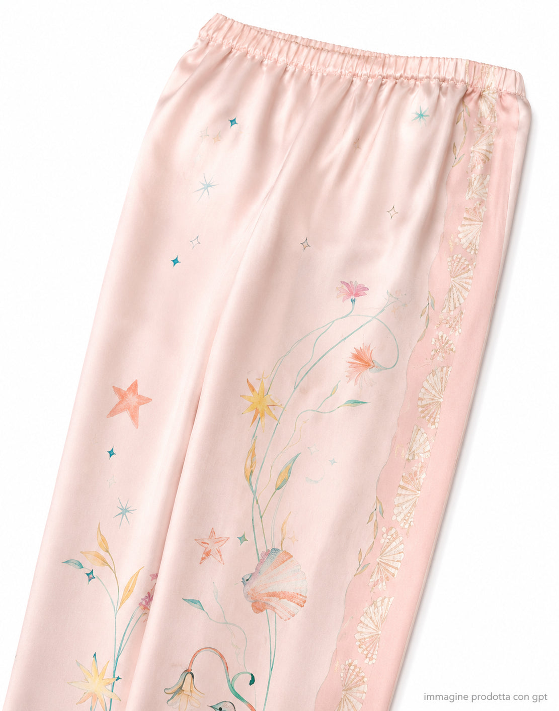 FORTE_FORTE Pantalon large en soie Roseo pour femme 14921 MY PANTS ROSEO