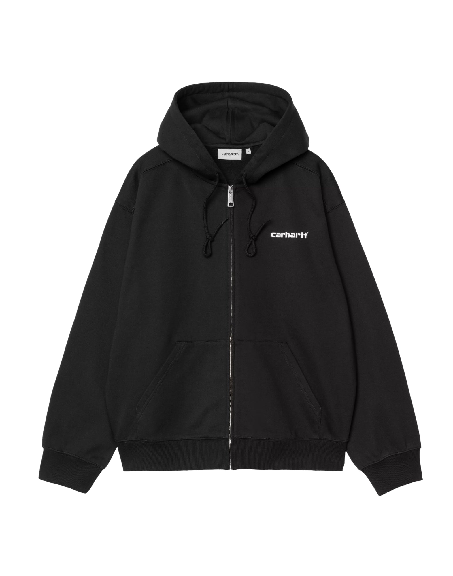 Carhartt WIP Hooded Archive Lines Jacket – Men’s Lightweight Water-Repellent Zip Jacket, Black I036013 89XX BLACK ARCHIVE JACKET