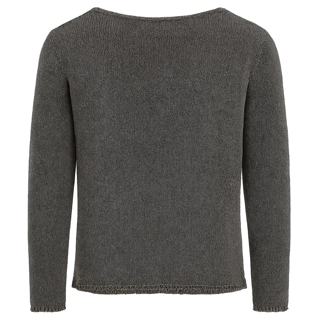 5033 90 GREY ROUND NECK - Maglieria - Fabrizio del Carlo