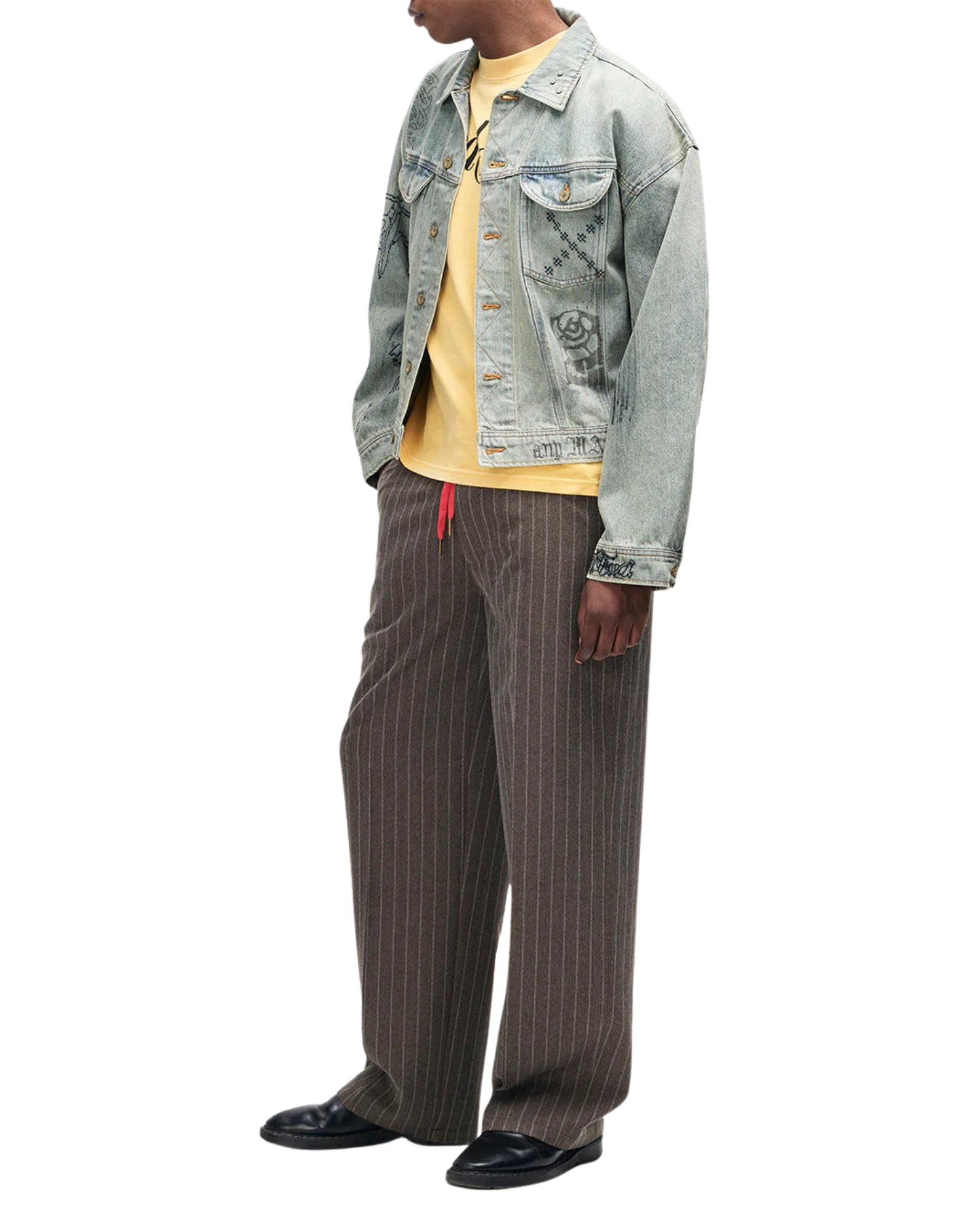 Deus Ex Machina Mephistopheles Jacket Indigo Denim Twill Vintage Indigo Unisex D261UJK709 VINTAGE INDIGO