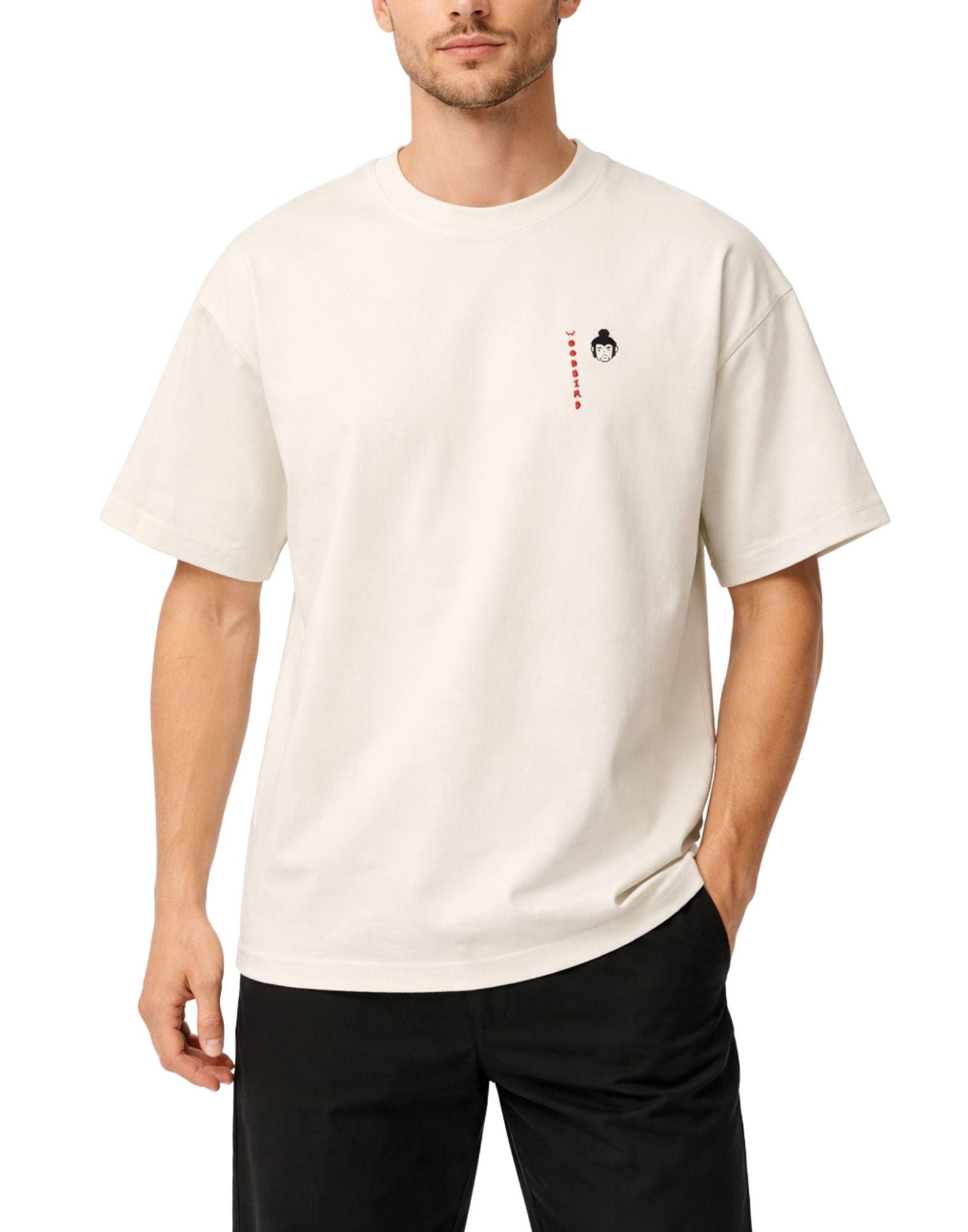 Woodbird WBBeam Suma Tee Organic Cotton T-Shirt Off White Men’s 2616-406 OFF WHITE