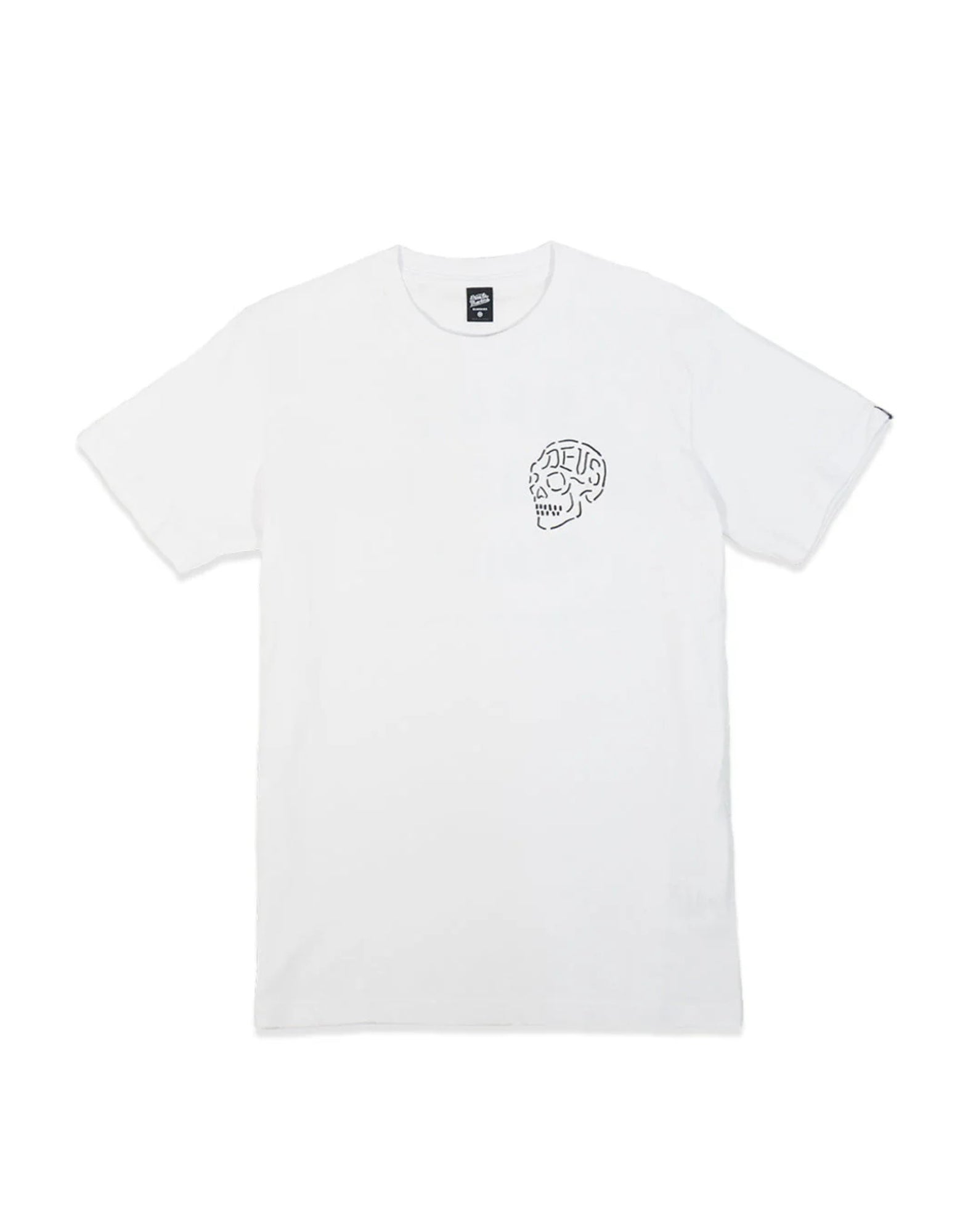 Deus Ex Machina Venice Skull Cotton T-Shirt White Men’s D261MTS128010090