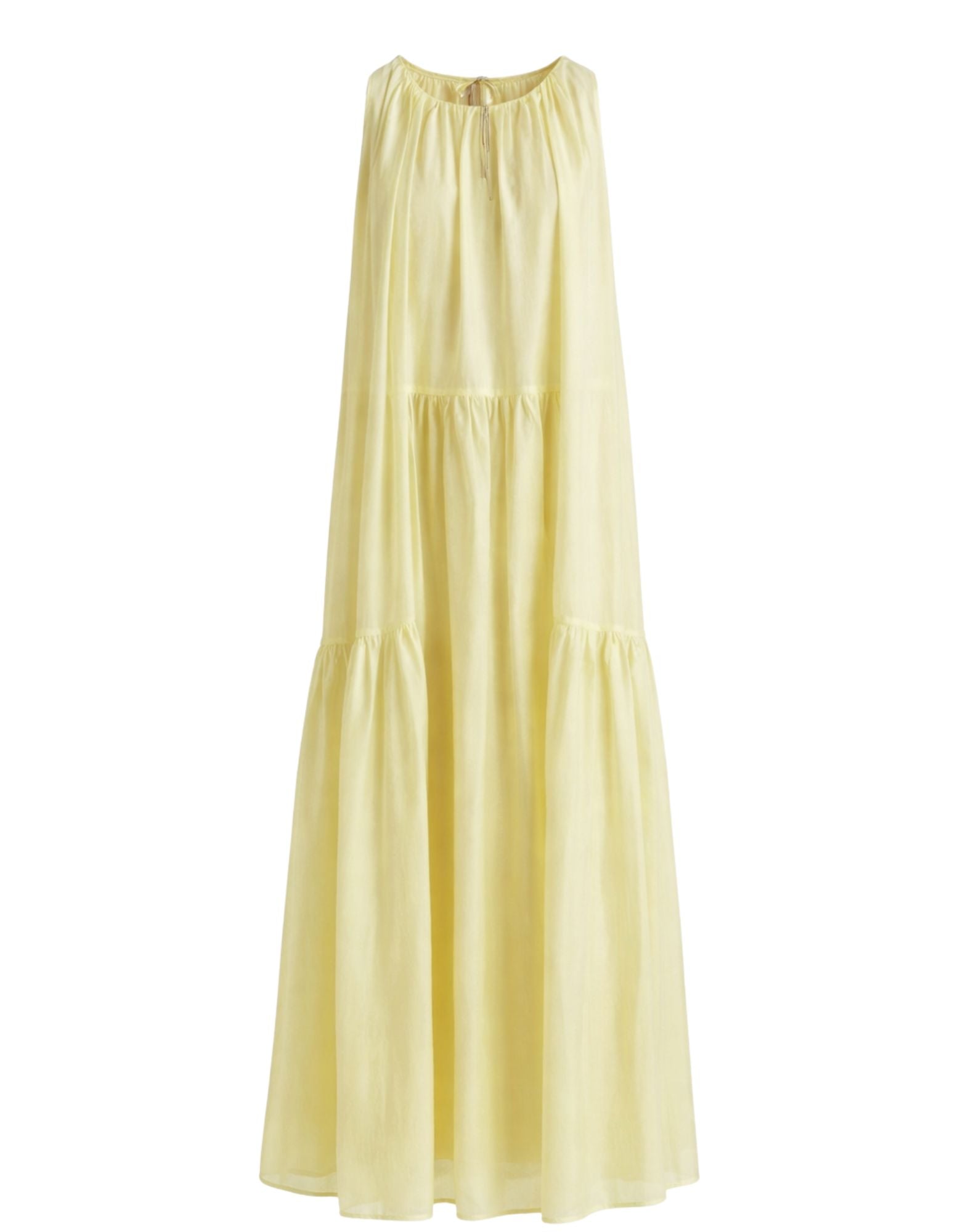 Meimeij Long Ruched Dress Women Sunny Lime M6EF03 882 SUNNY LIME