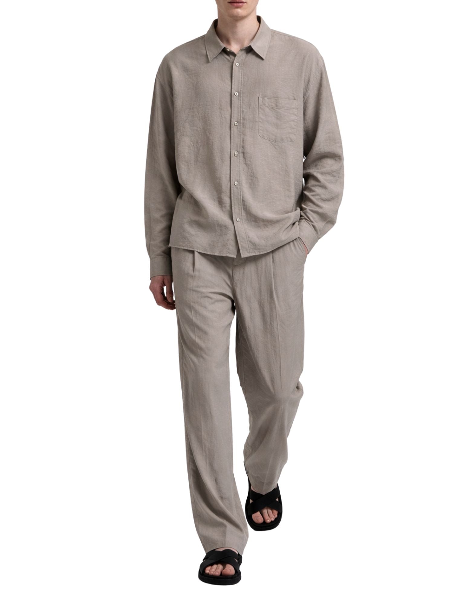 Overshirt Cropped Hevò Arpinova in Misto Modal da Uomo 060 L711 C 4501 APRINOVA