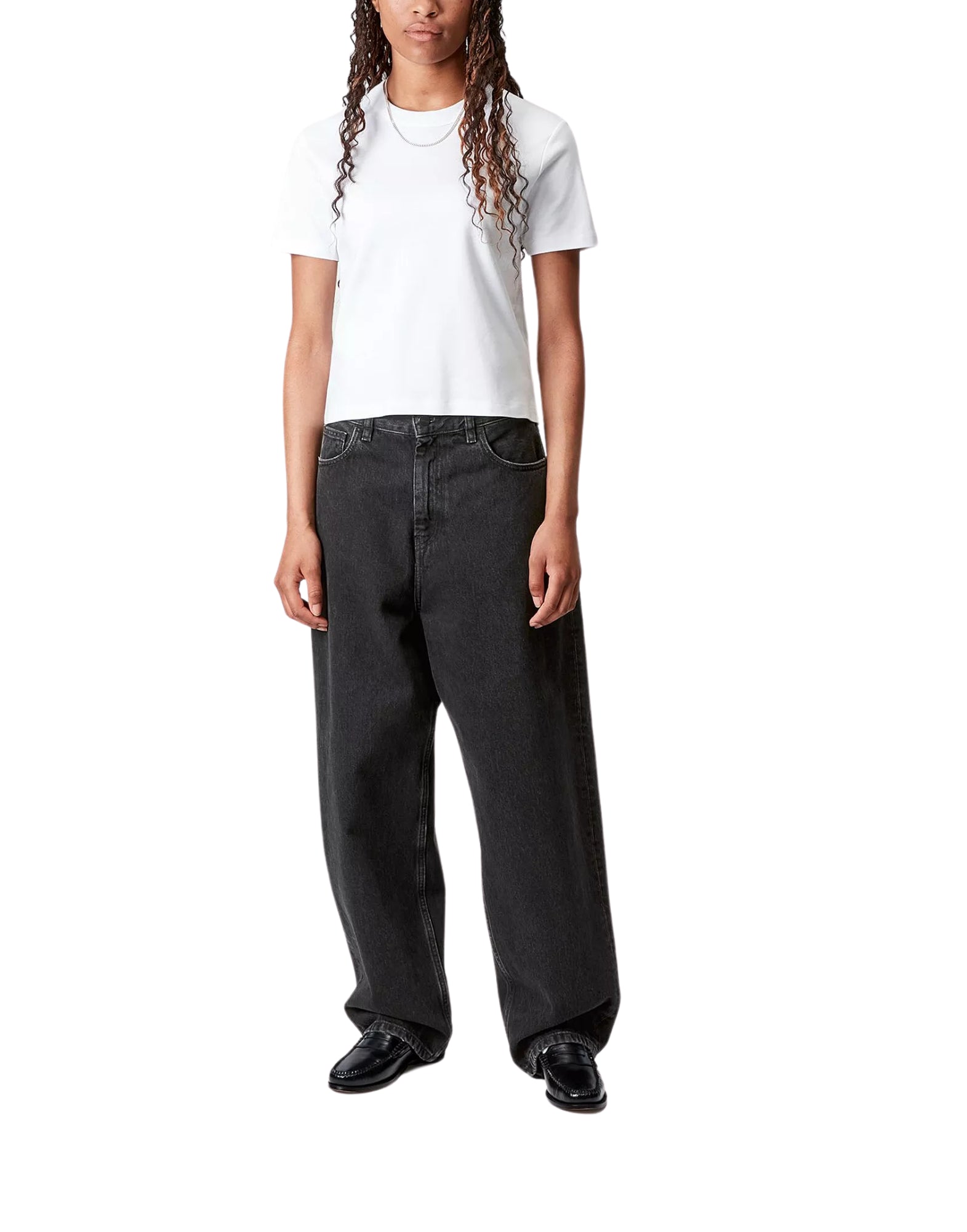 Jeans woman I035892 8906 BRANDON BLACK STONE WASH CARHARTT WIP