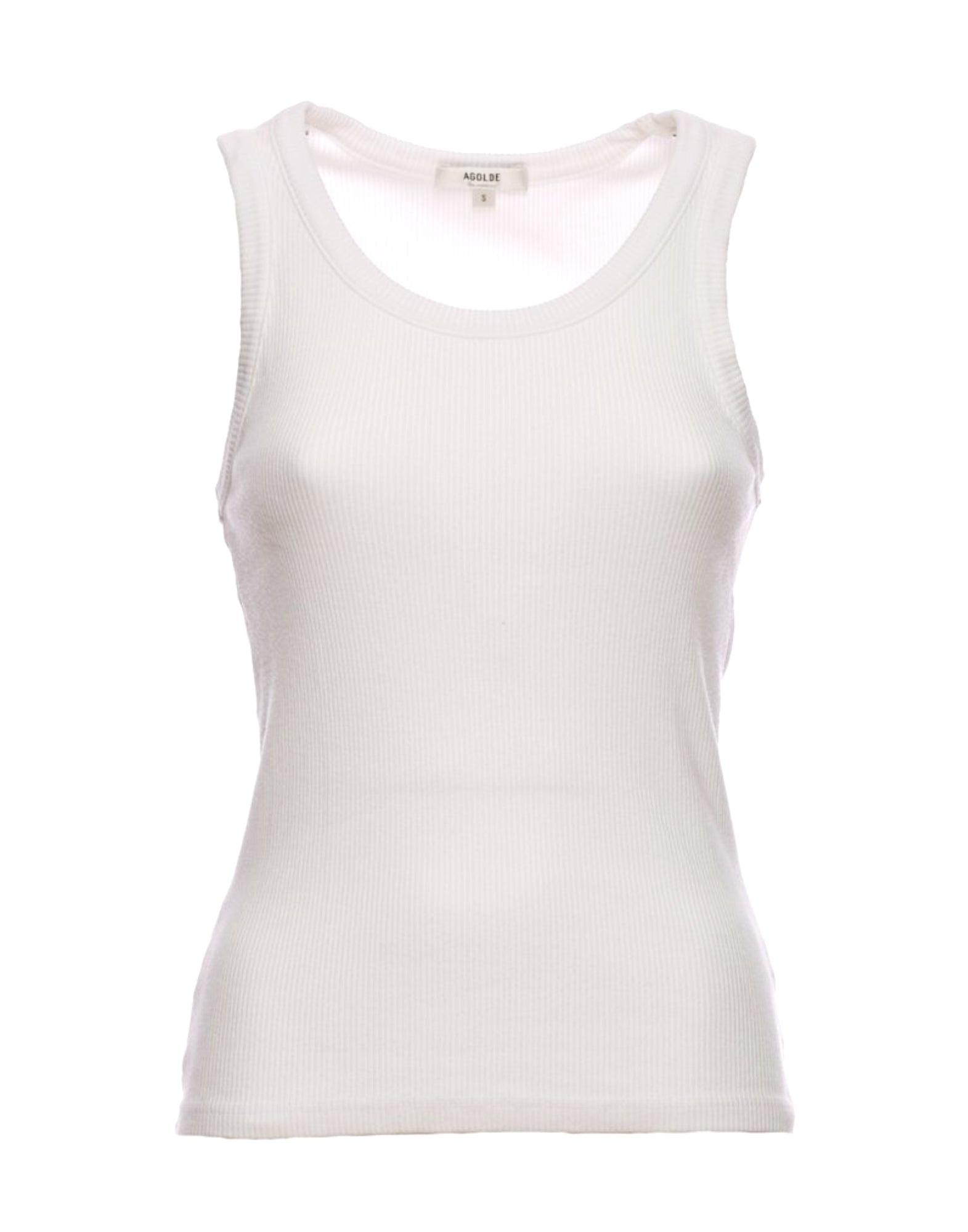 Tank top for woman AGOLDE A7056 1260 WHITE