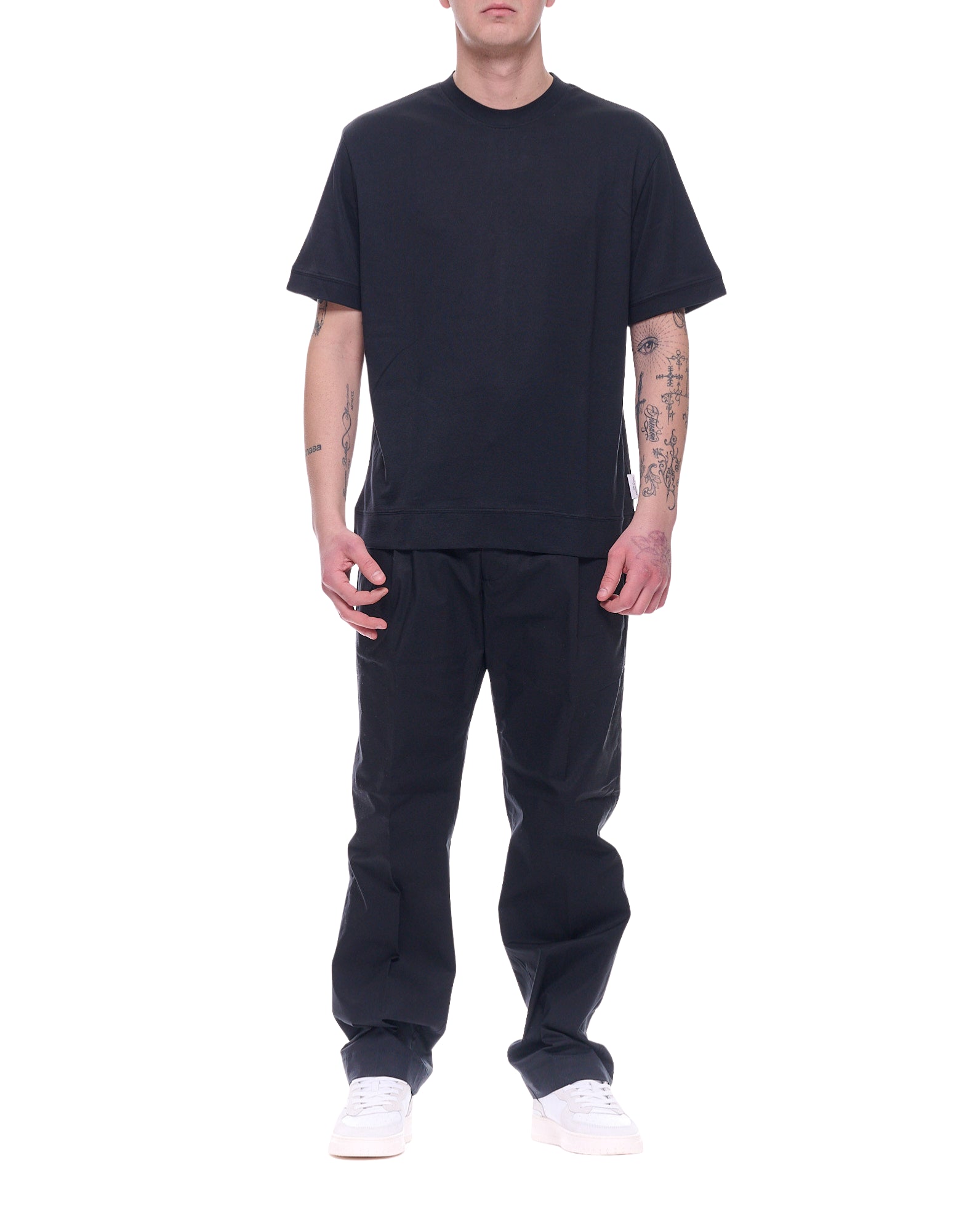 Nine in the Morning Fold 2 Men’s Chino Pants Black FL180 G20 NERO