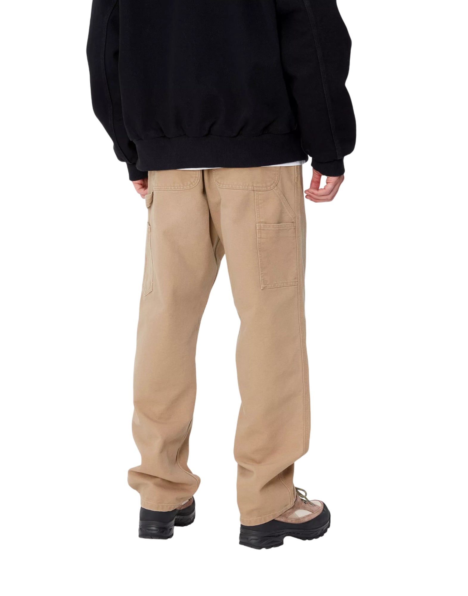 Pantaloni uomo I031497 07E02 SINGLE KNEE DUSTY BROWN CARHARTT WIP