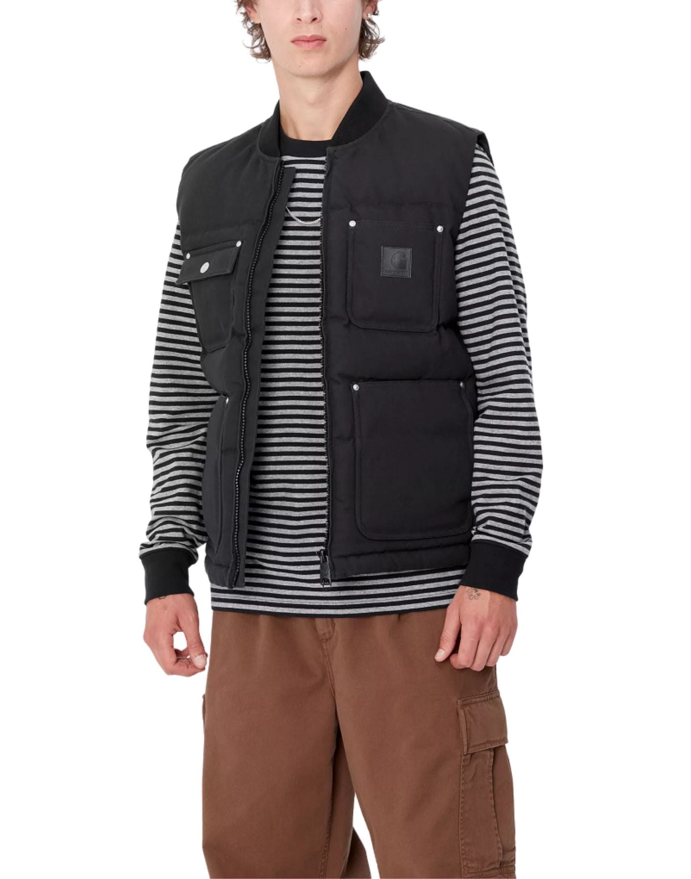 Vest Man I033894 89xx Rayley Vest Black CARHARTT WIP
