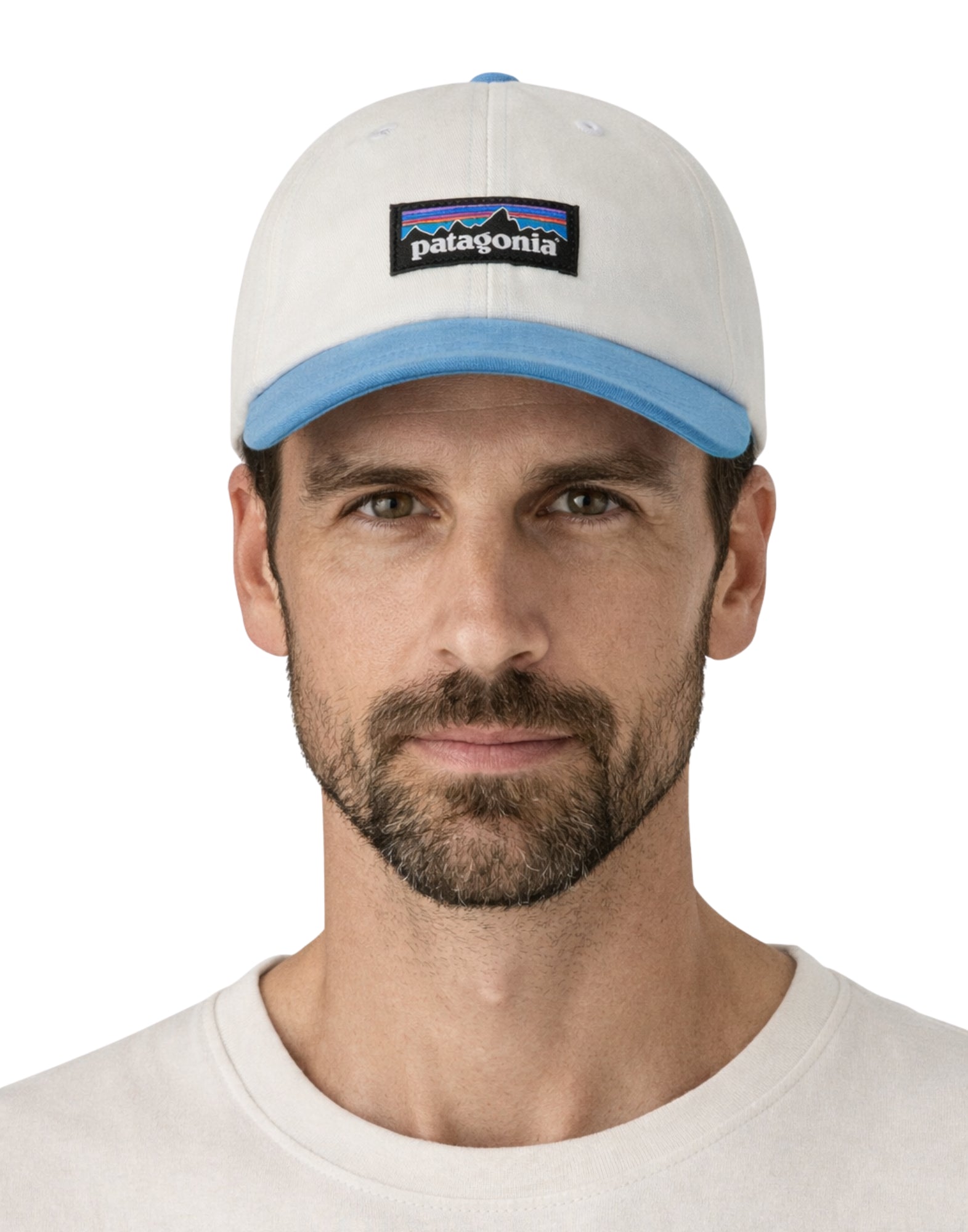 Patagonia P-6 Label Trad Cap Unisex White Shore bLue 38296 BISB