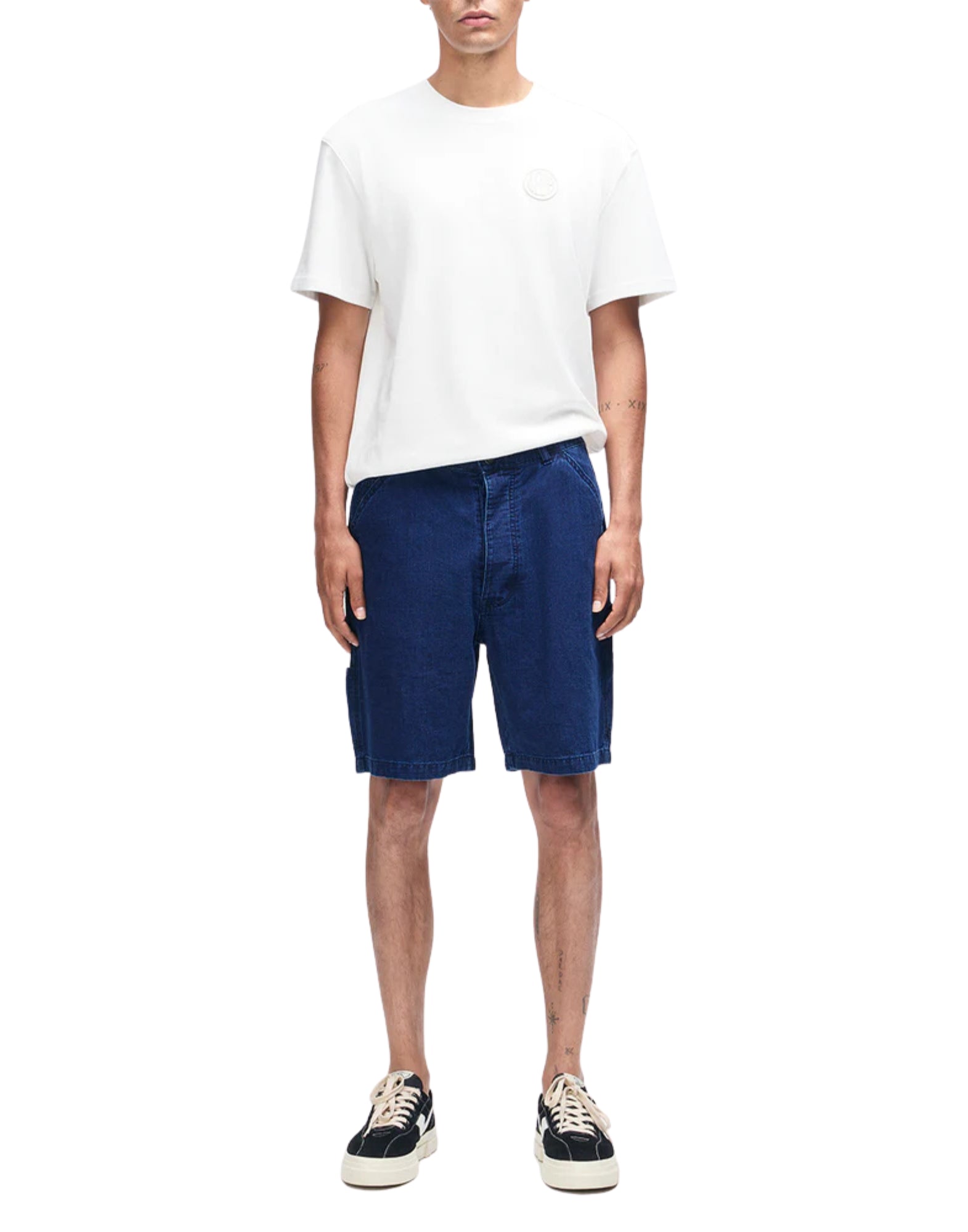 Deus Ex Machina Großer Chambray Short Baumwolle Indigo Herren D261MWK102 INDIGO