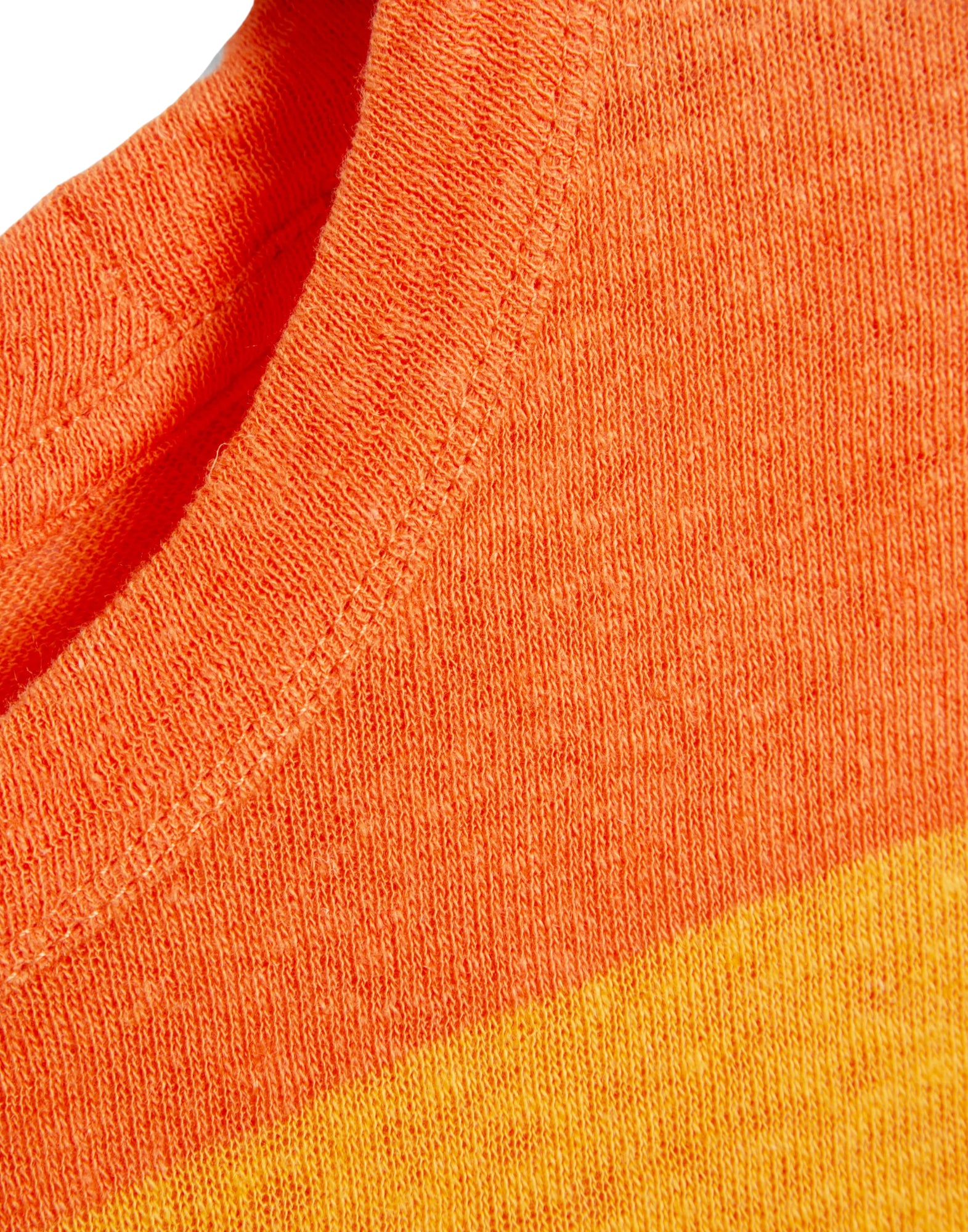 YMC Triple T-Shirt Orange Yellow Men’s Cotton T-Shirt P6AAD 80