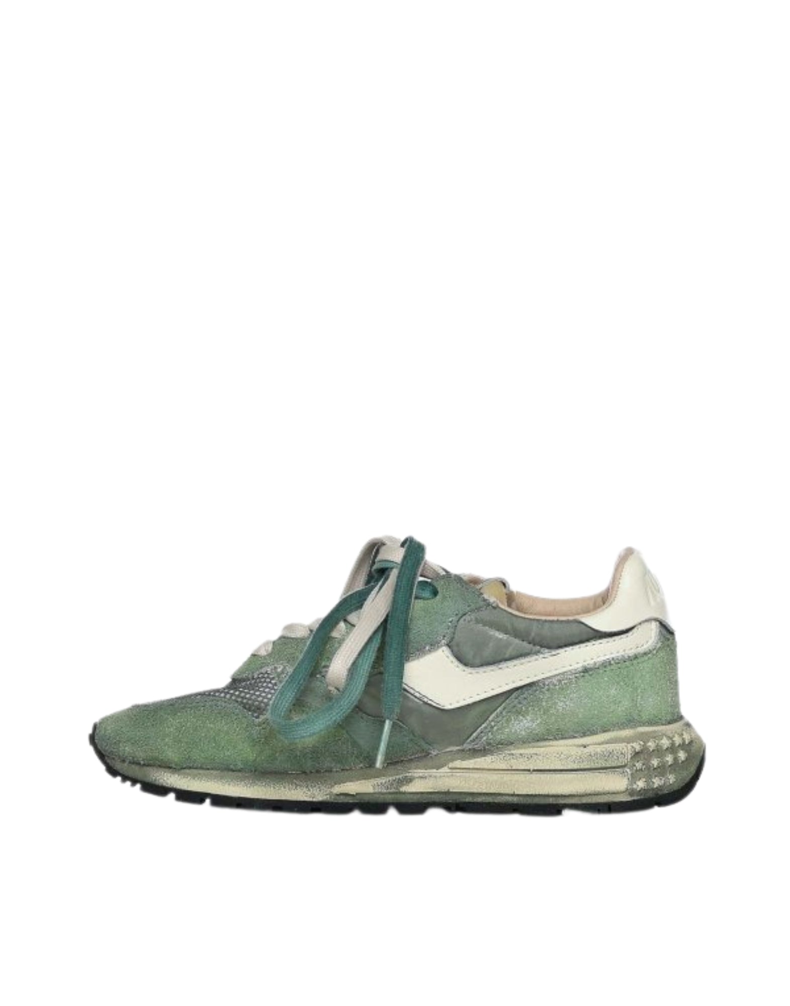 Autry Reelwind Sneakers Nylon & Leather Green – Men’s WVLM YS08 GREEN REELWIND