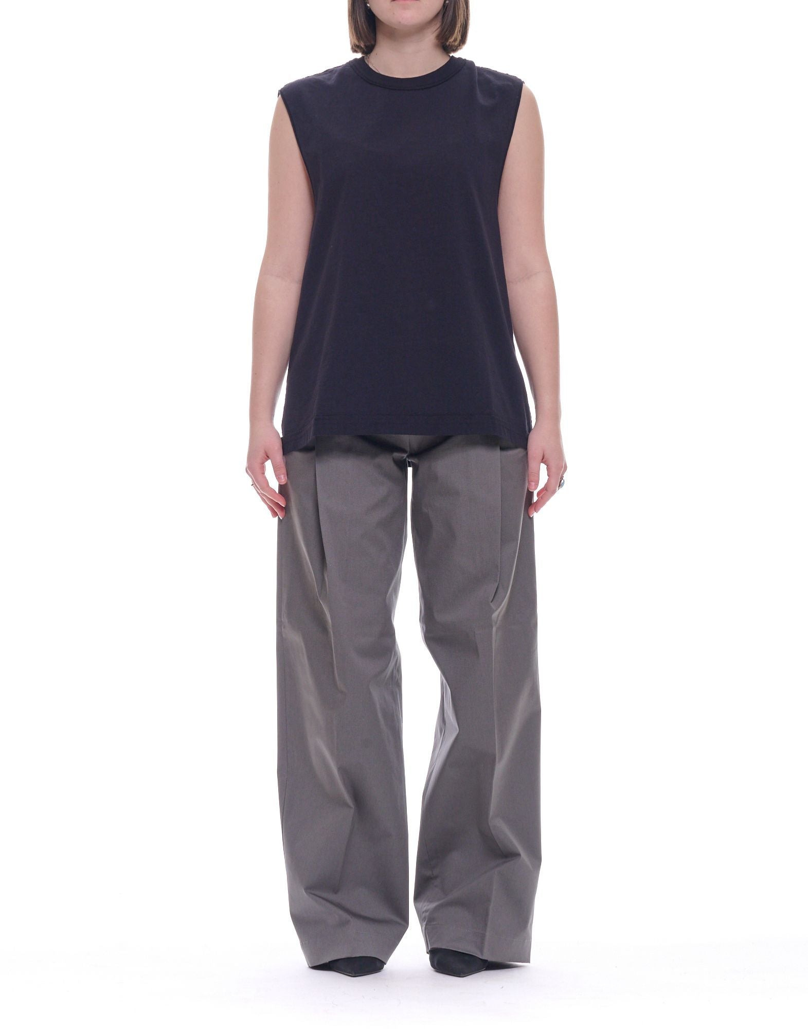 Atomo Factory Sleeveless Jersey Top Dark Blue Women PE26AFD11 07 BLU