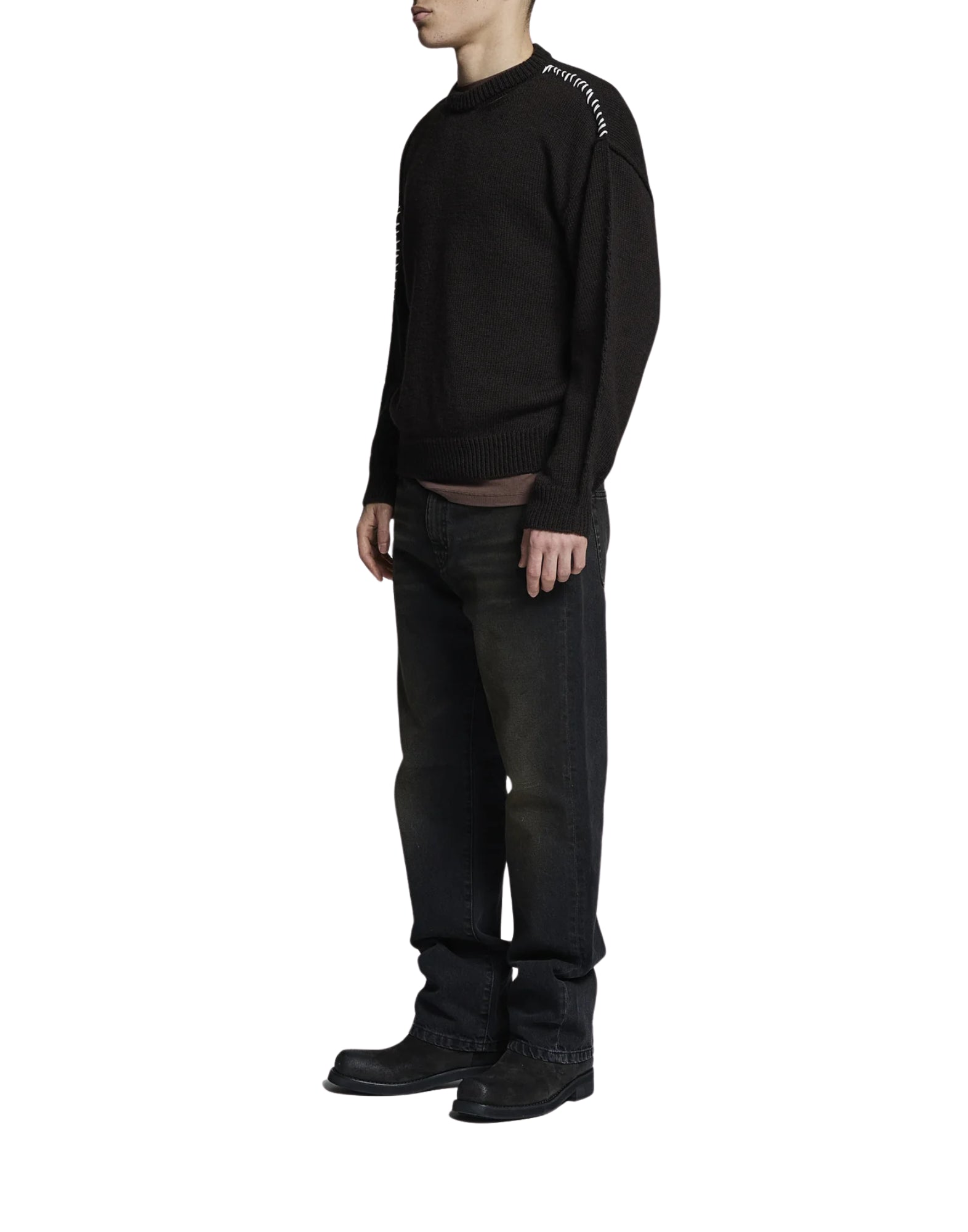 HOTAKA CHOCO CREWNECK SWEATER - Maglieria - PAURA