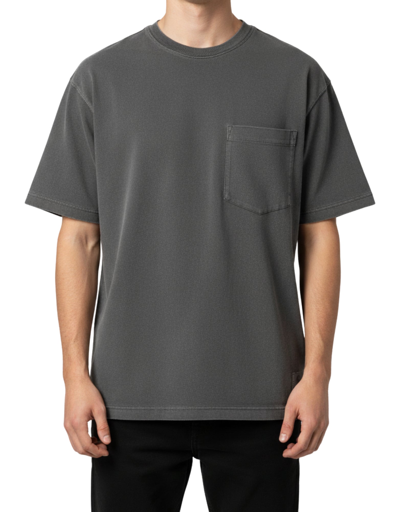 I035957 89.B7 BLACK GRIND WASH T-SHIRT - Maglieria - CARHARTT WIP