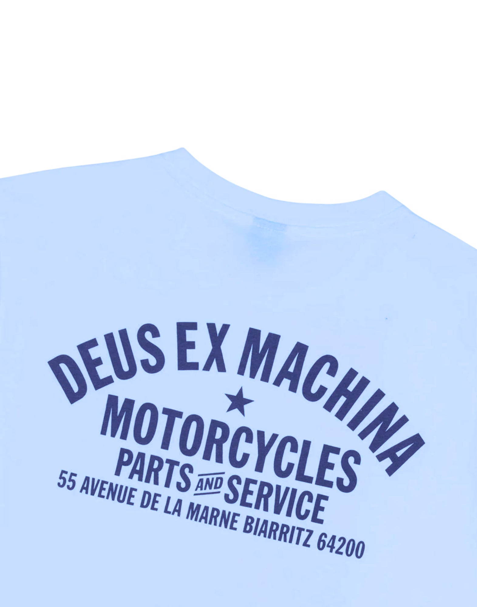 티셔츠 맨 DMW41808Z Sky Blue Biarritz 주소 Deus Ex Machina