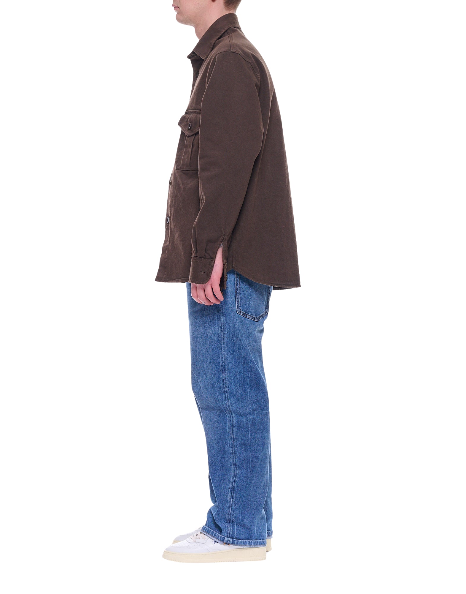 East Harbour Surplus Maurice 111 Men’s Cotton Shirt Jacket Chocco MAURICE 111 CHOCCO