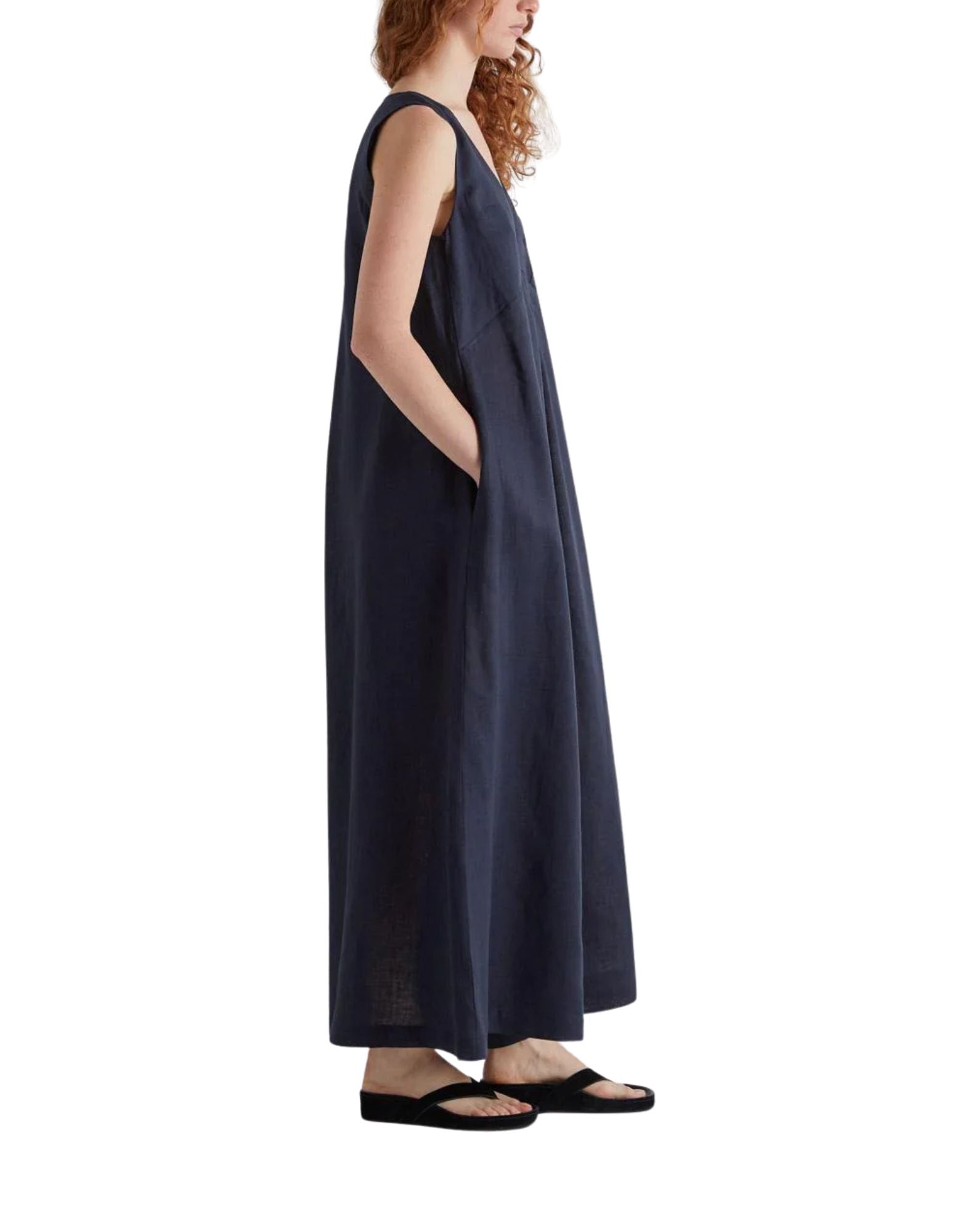 Meimeij Women’s Pure Linen Jumpsuit Oceania Wide Leg M6EN04 429 OCEANIA