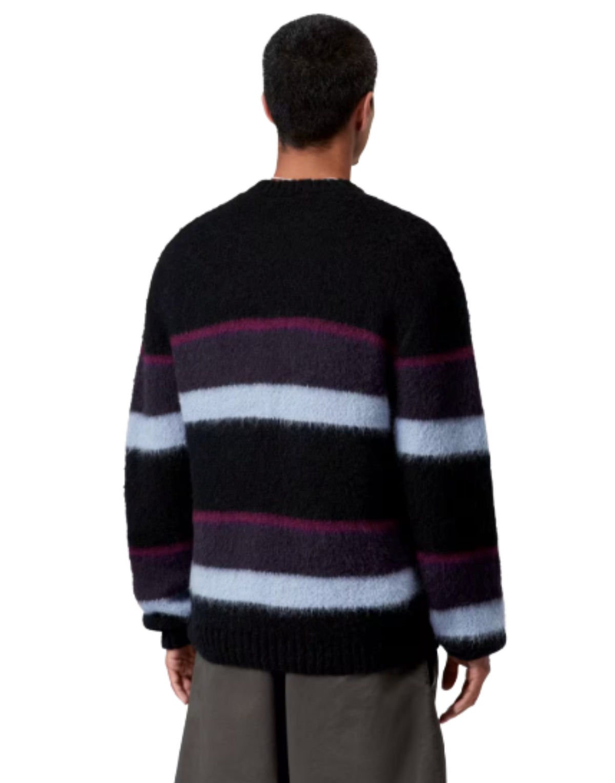 Merton Sweater Sundling Stripes, Dark Scarab