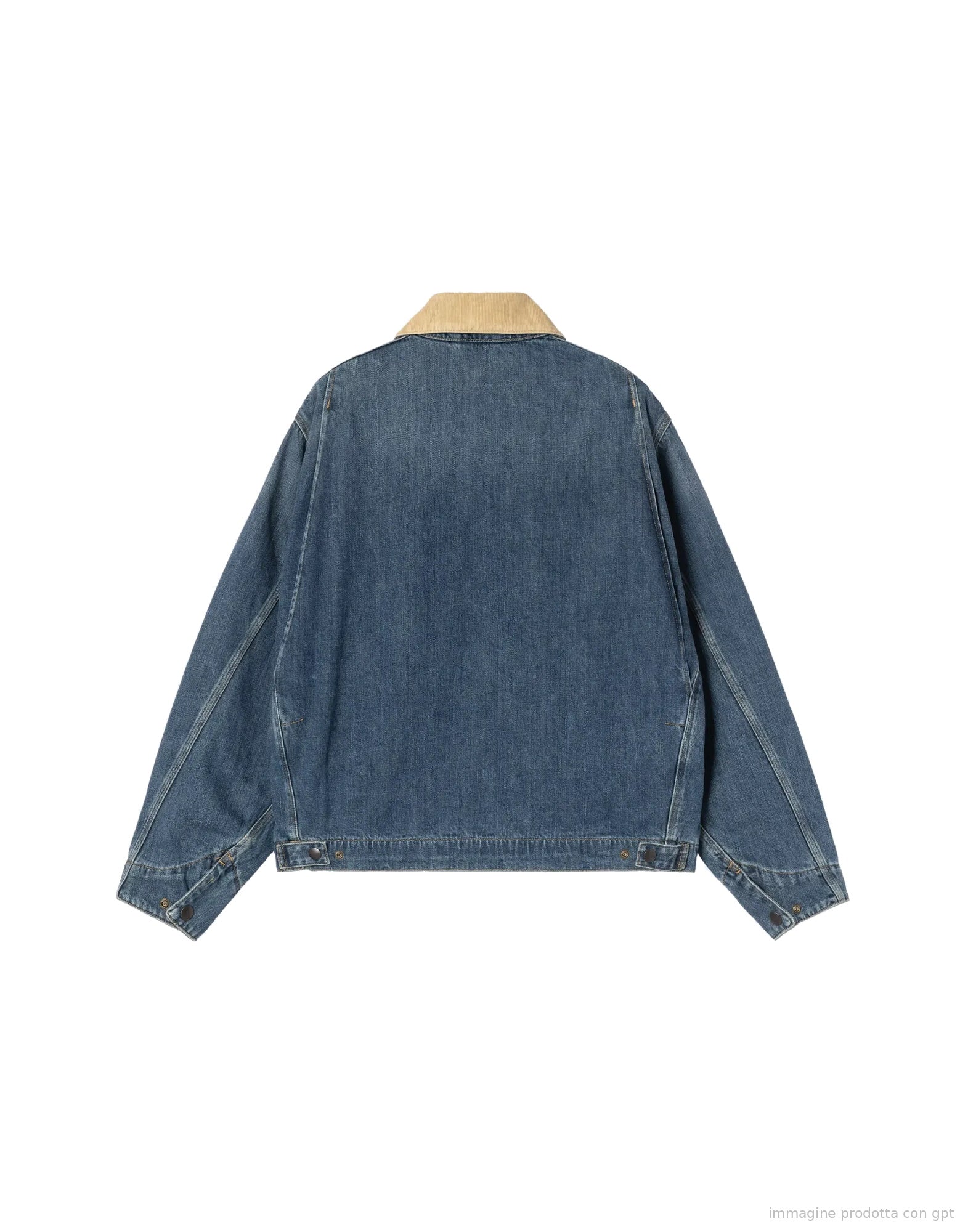 OG Detroit Jacket Blue / Dusty H Brown dark used wash