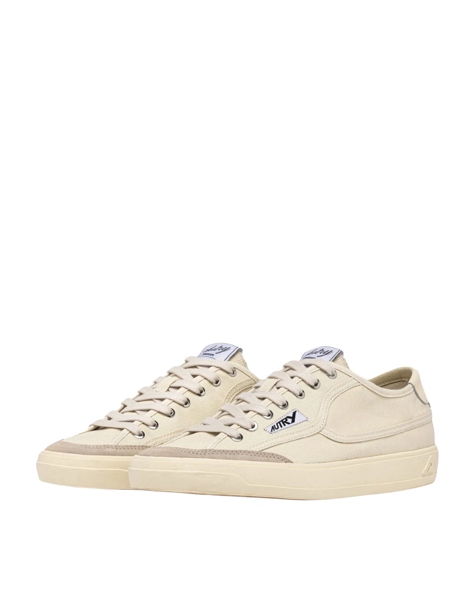 Autry Windscape Low women’s sneakers in cream canvas and suede SCLW CU02 CREAM