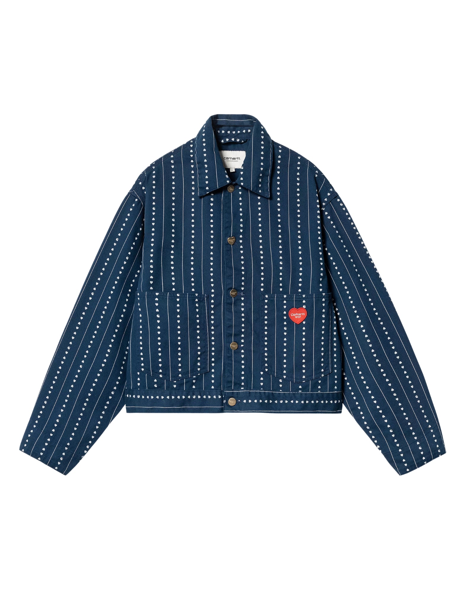 재킷 여자 I034845 2RU02 DREWE PENESTRIPE 잉크 자연 헹굼 CARHARTT WIP