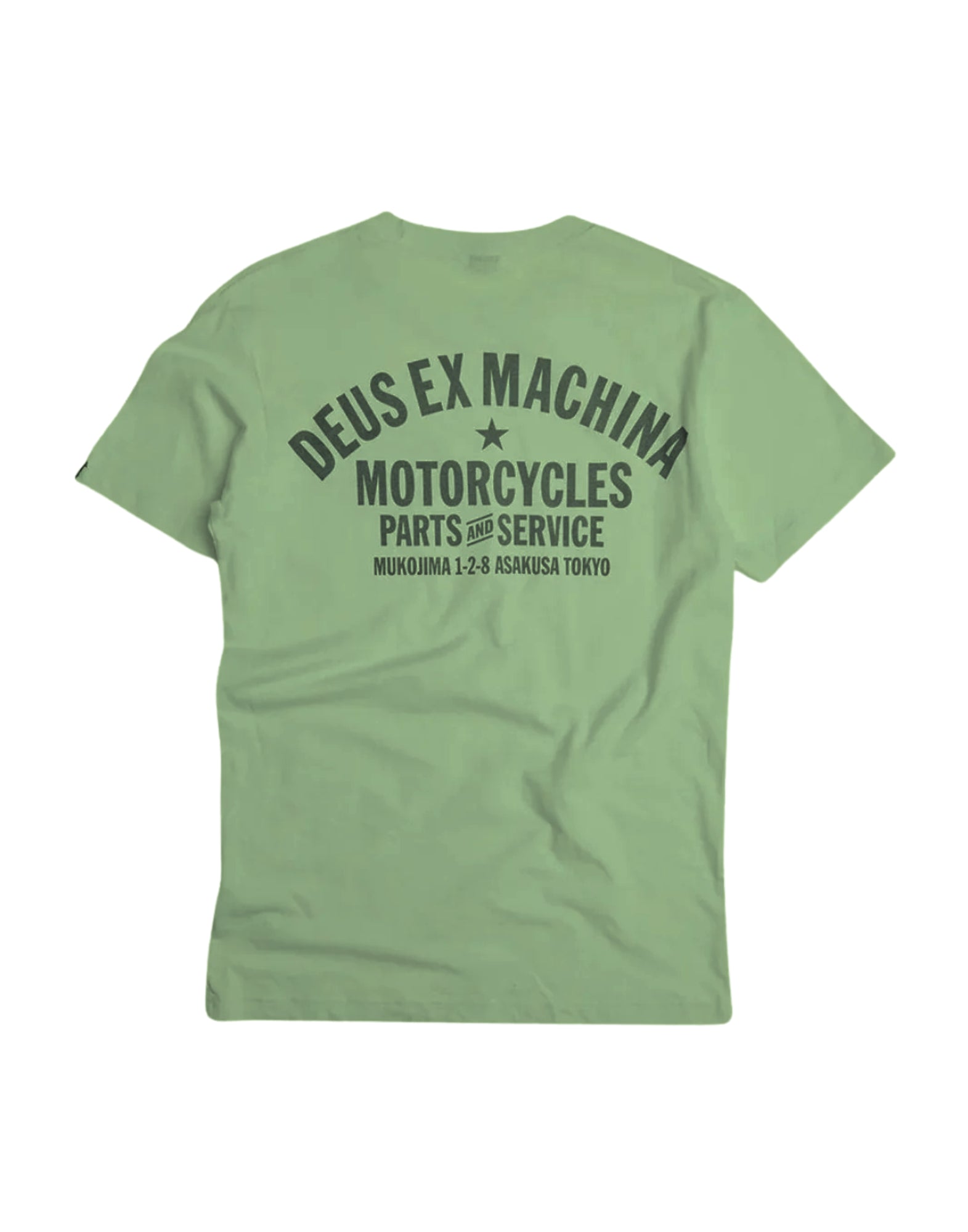 T-shirt man DMW41808R TOKYO TENDRIL GREEN Deus Ex Machina