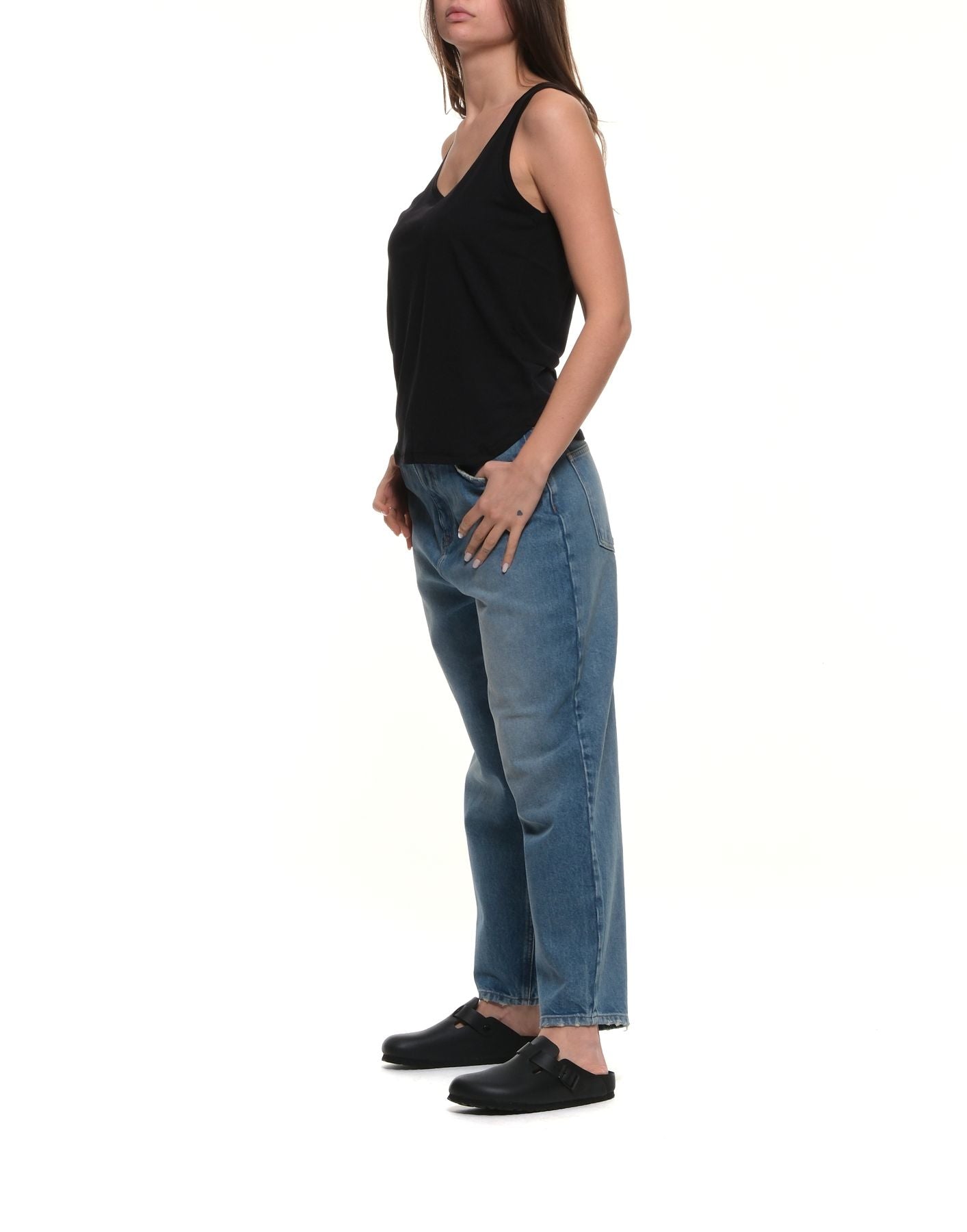 Tank top woman M296-FDE100 002 Majestic Filatures