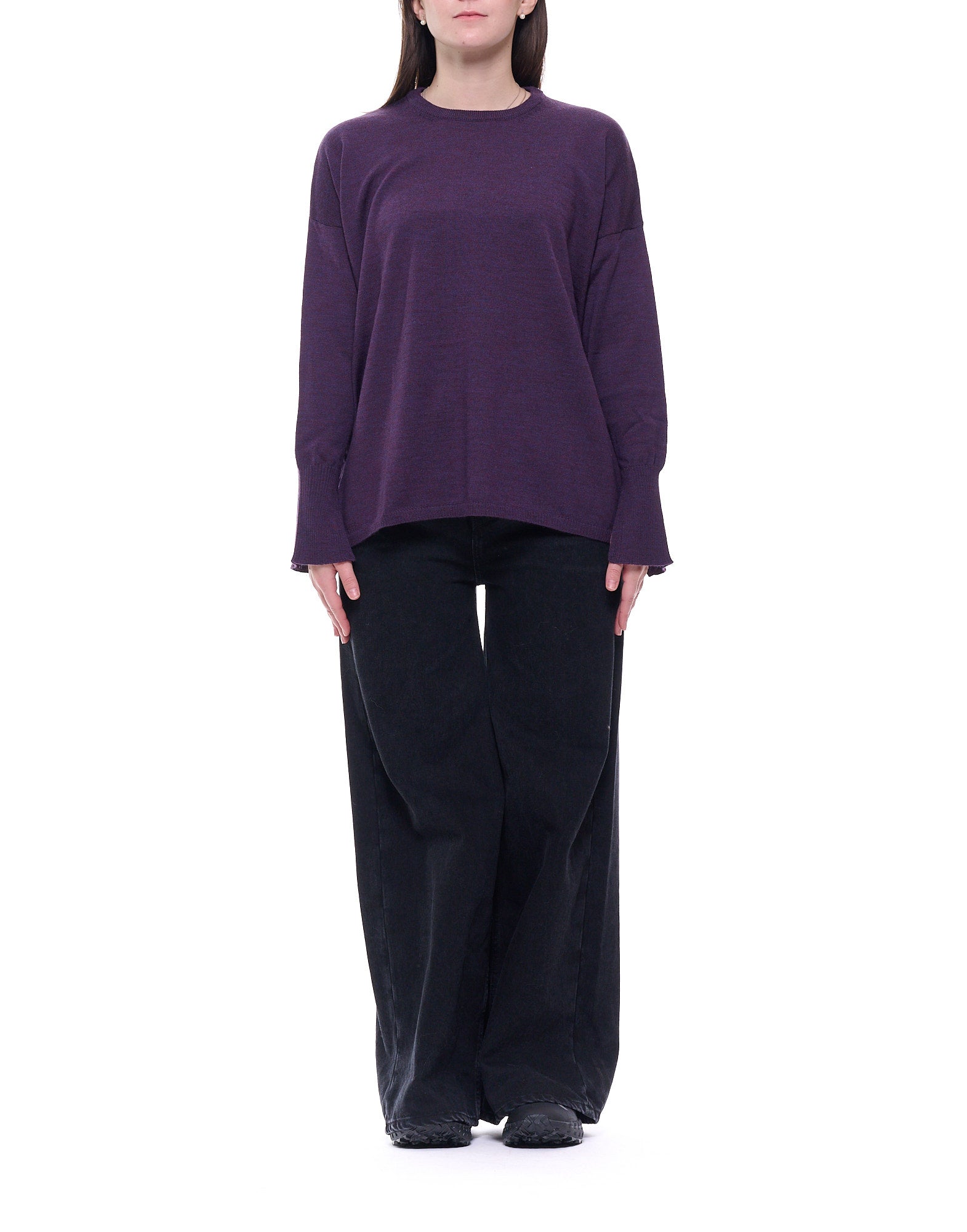 D3205TF MAGLIA 405 PRUGNA - Maglieria - ARAGONA