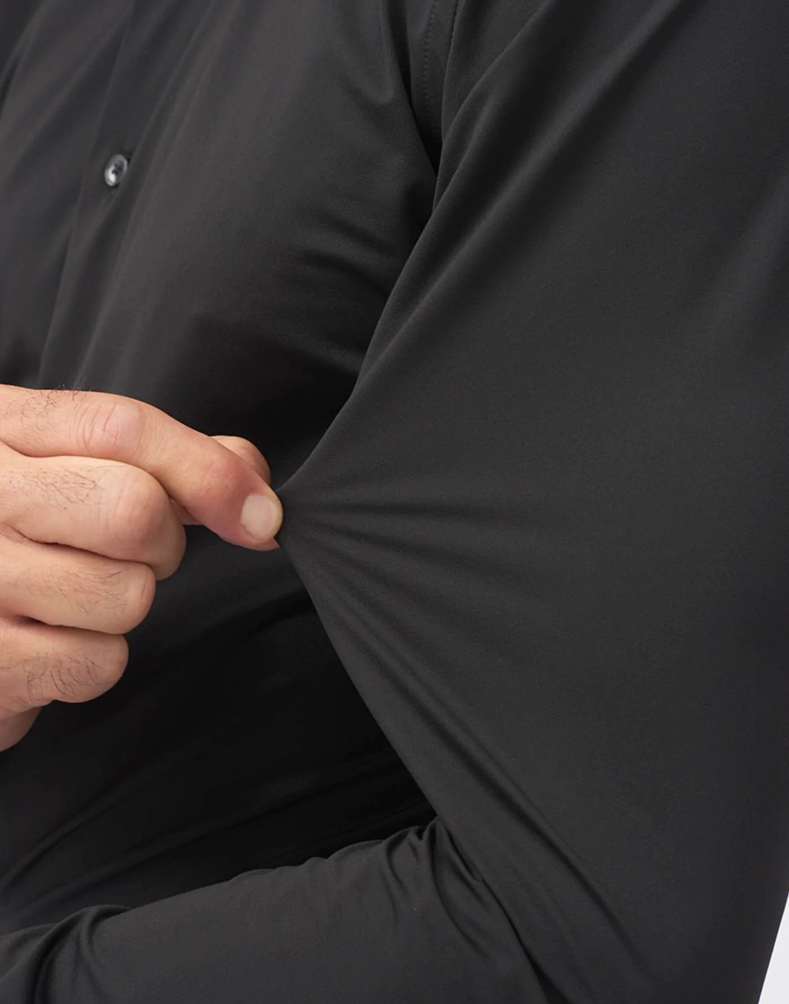 Xacus Men’s Active Twill Shirt Slim Fit Black ACT658ML 11460.004