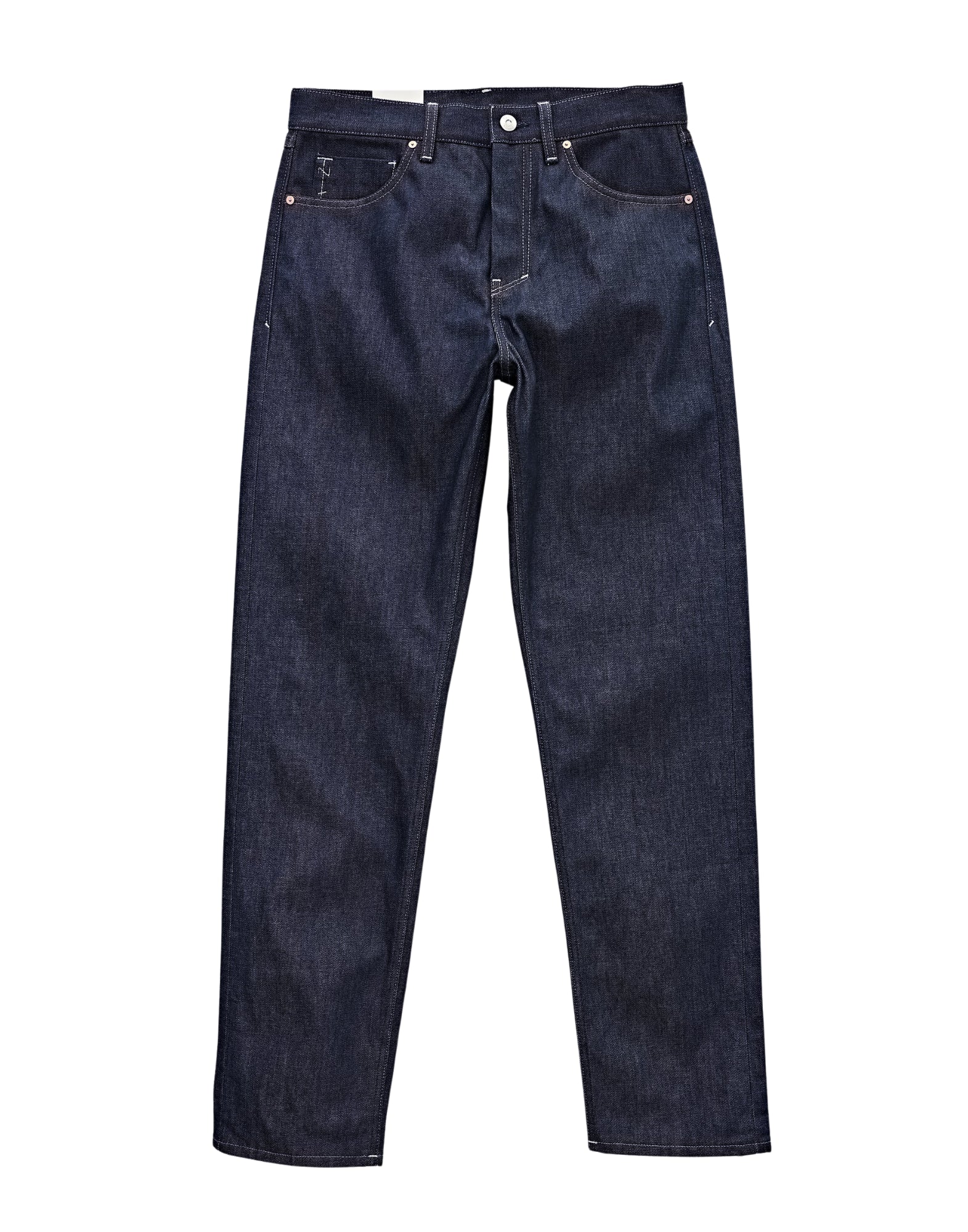 Tenue. Penn Midway Organic Selvedge Denim Jeans High Waist Blue PENN MIDWAY BLUE JEANS