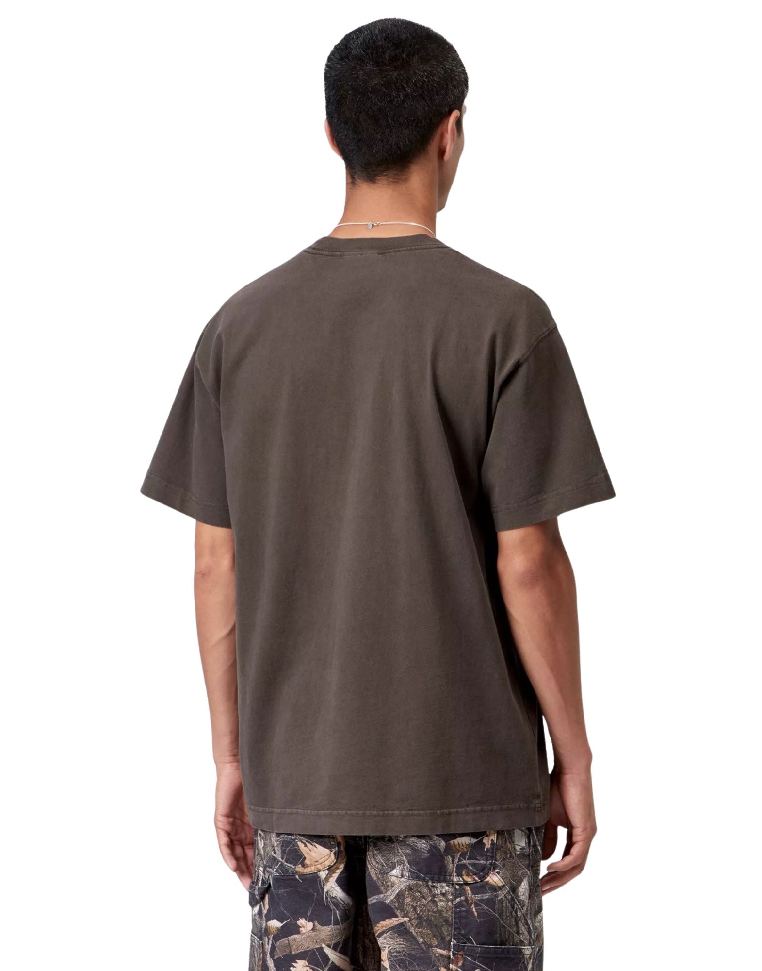 Vista Tシャツ タバコ色 ガーメントダイ