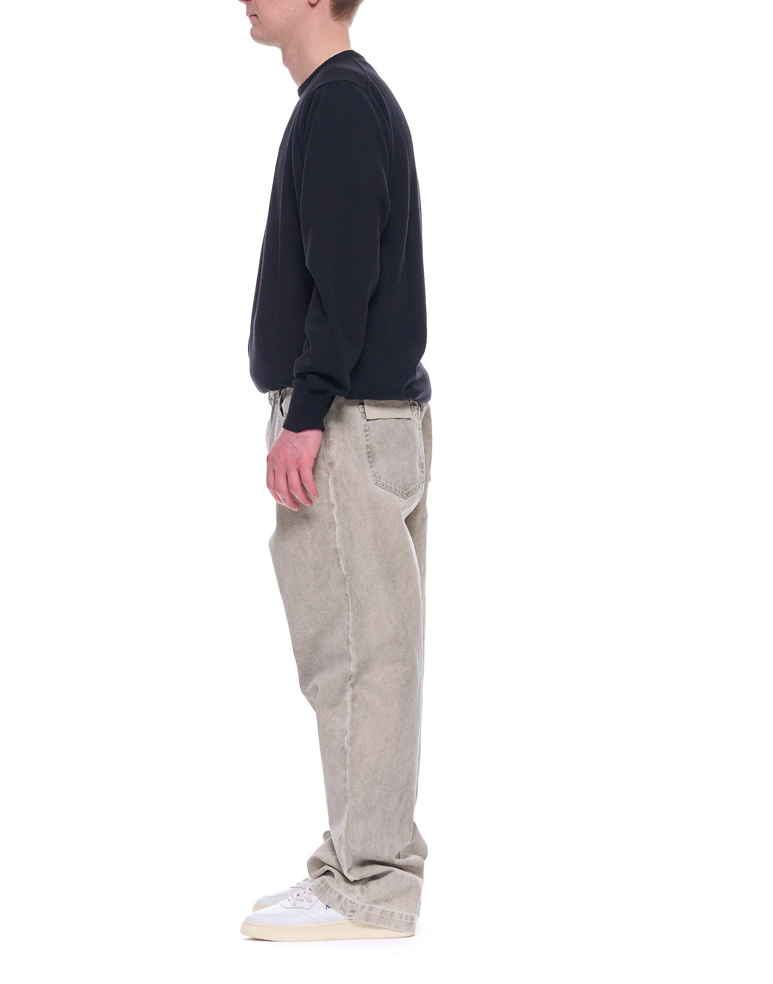 Desmore Heavy Canvas byxor för män i Beige MC025PO03 OVER HEAVY CANVAS