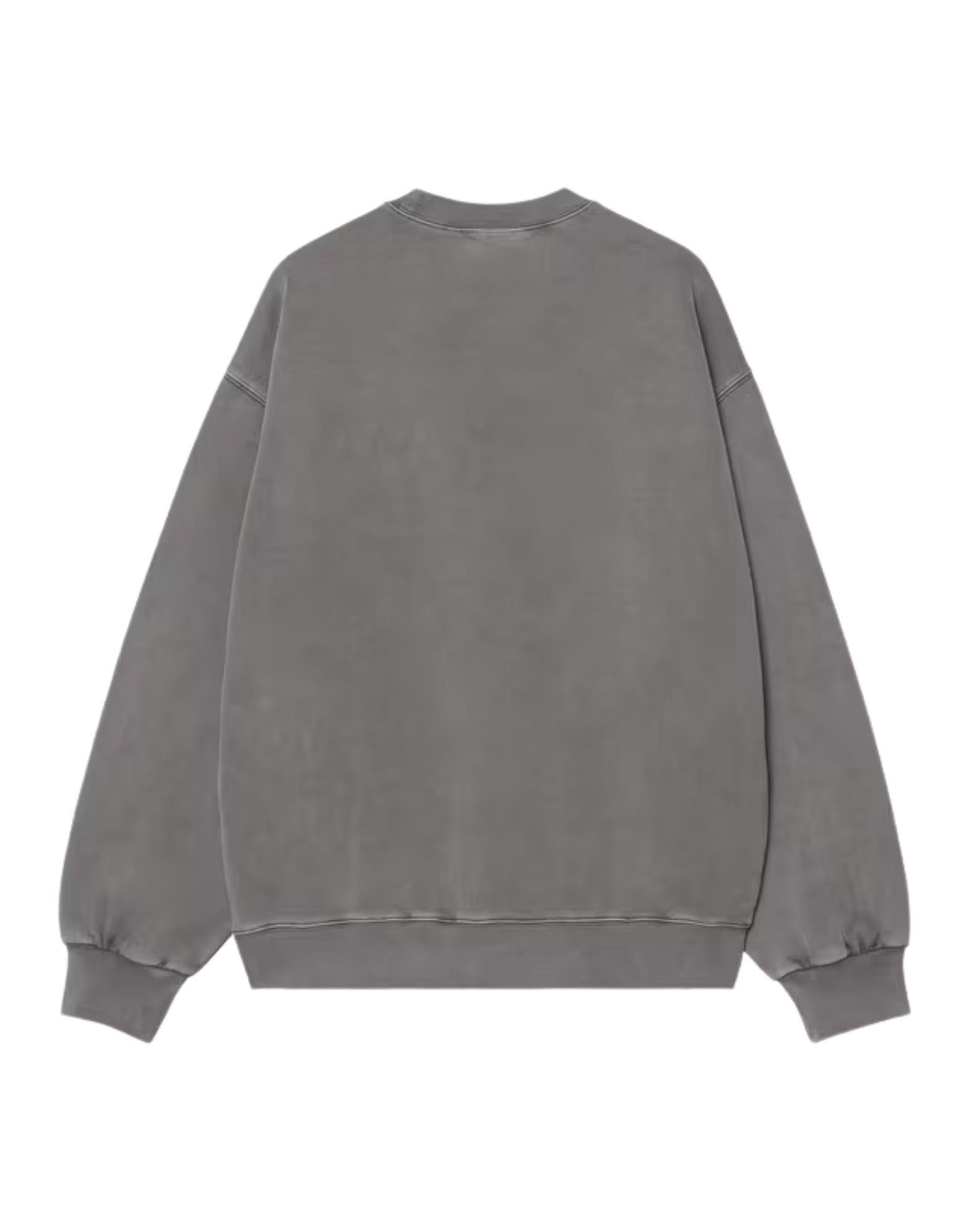 Carhartt WIP Vista Sweat – 男式成衣染色运动衫,灯笼版型,厚重棉质 I029522 89GD 黑色毛衣 VISTA