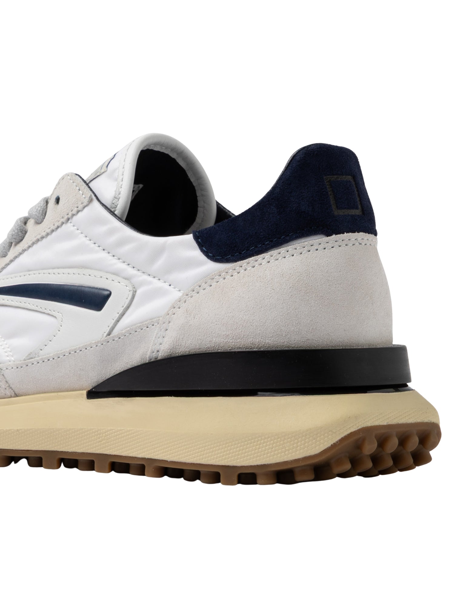 D.A.T.E. Athleta Nylon Men’s White Blue Sneakers M441-AT-NY-WL