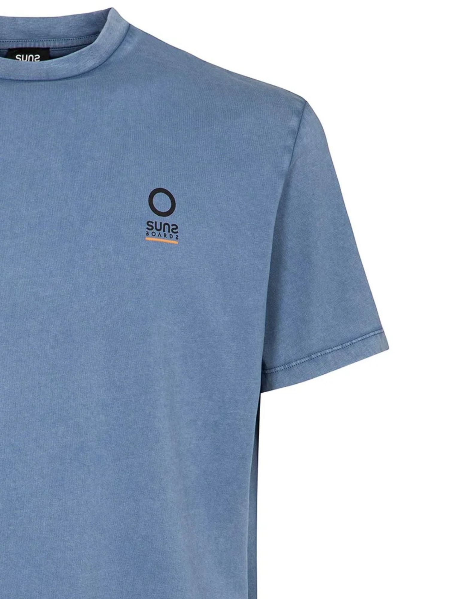 SUNS Boards Paolo Old Dye Organic Cotton T-Shirt Avion Men’s TSS61015U V1 AVION