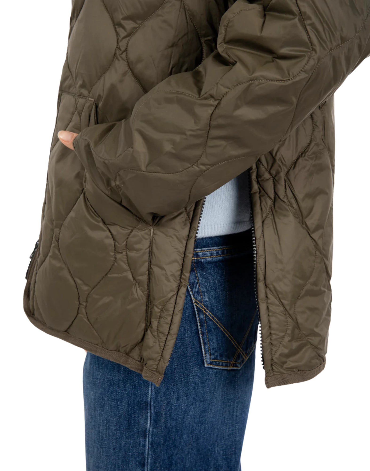 106ALSZML-1 D. OLIVE DOWN JACKET - Giacche - TAION