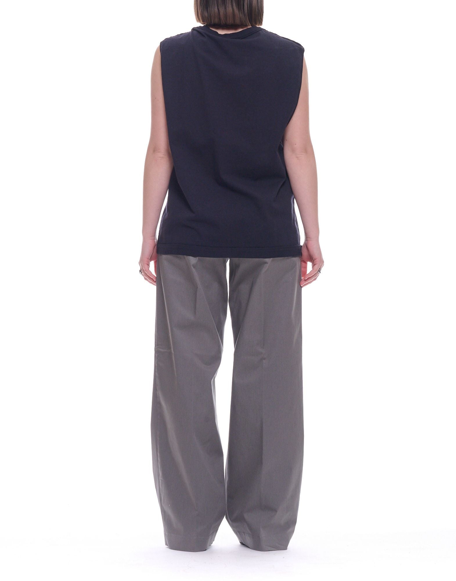 Atomo Factory Sleeveless Jersey Top Dark Blue Women PE26AFD11 07 BLU