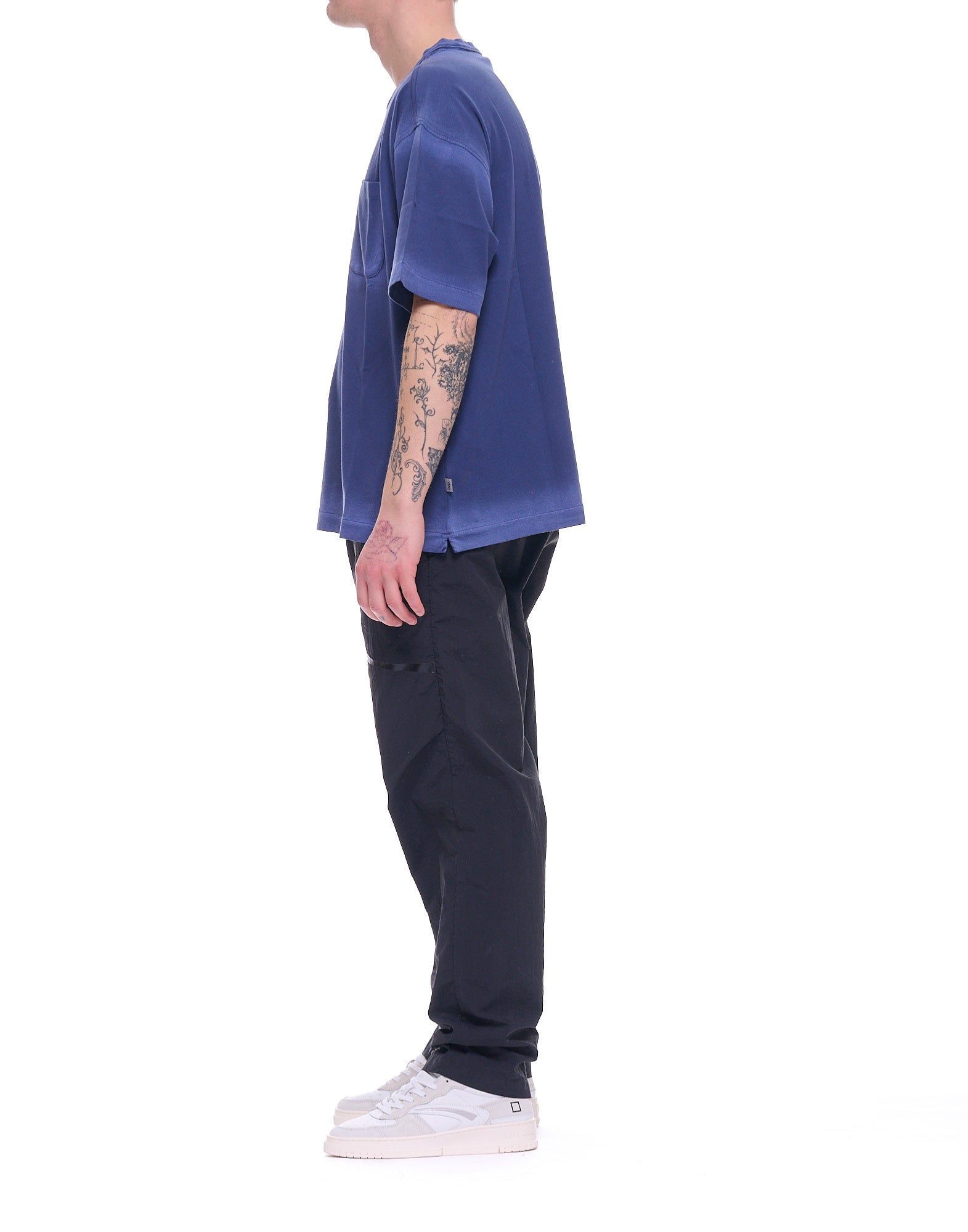 YouMustCreate Triple Pocket Men’s T-Shirt Blue P6AAE 40 BLUE