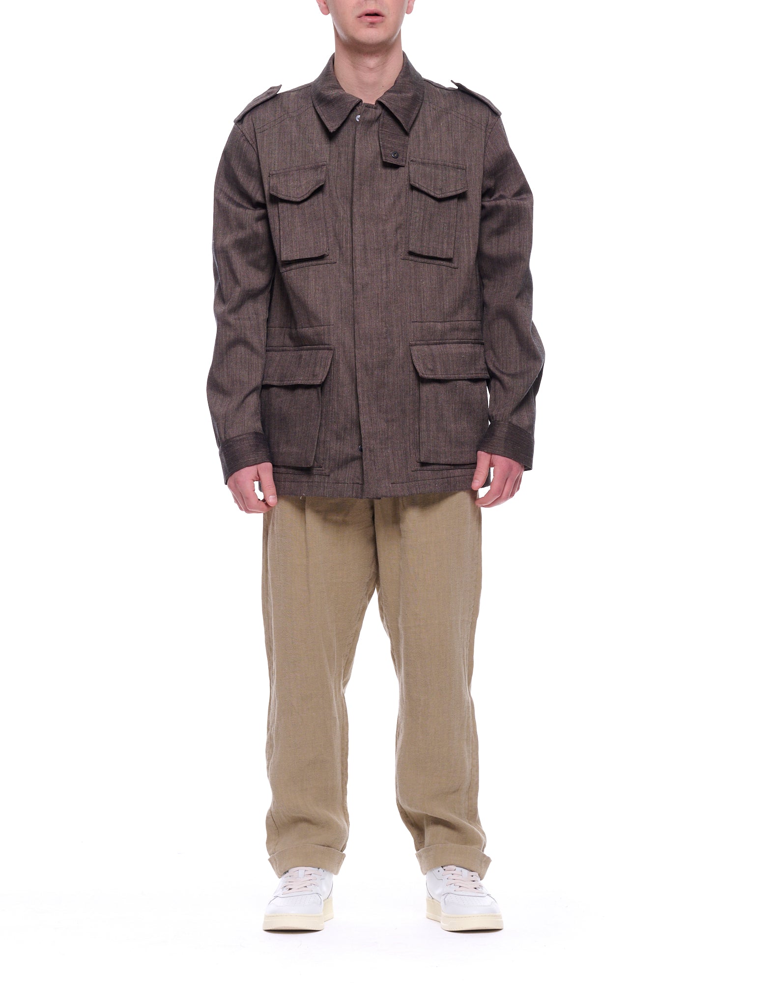 Hevò Men’s Jacket Rignano S Brown Regular Fit Made in Italy 115 RIGNANO S L748 1015