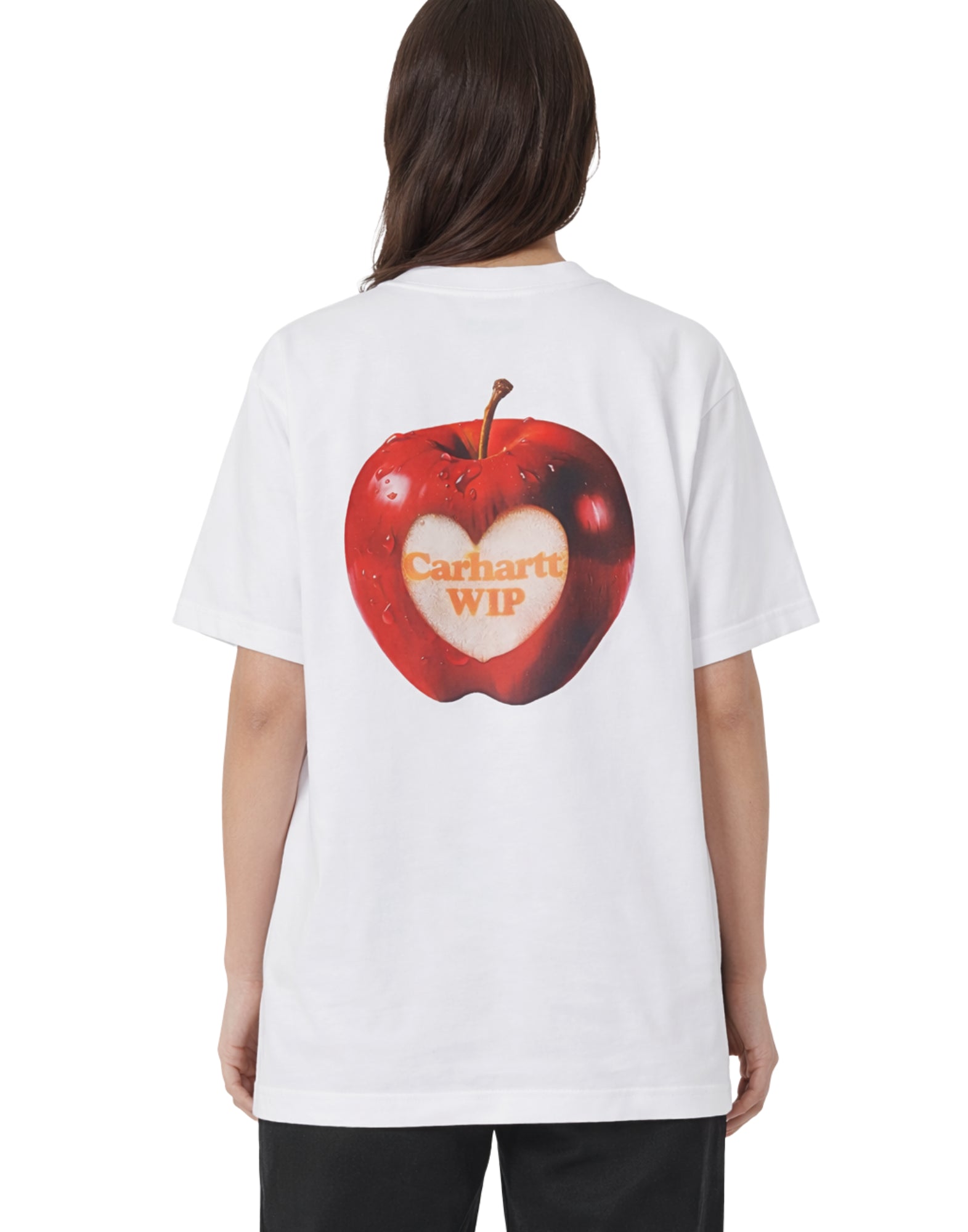 Carhartt WIP W' S/S Spoiled T-Shirt Organic Cotton White Women’s I036389 02XX03 WHITE