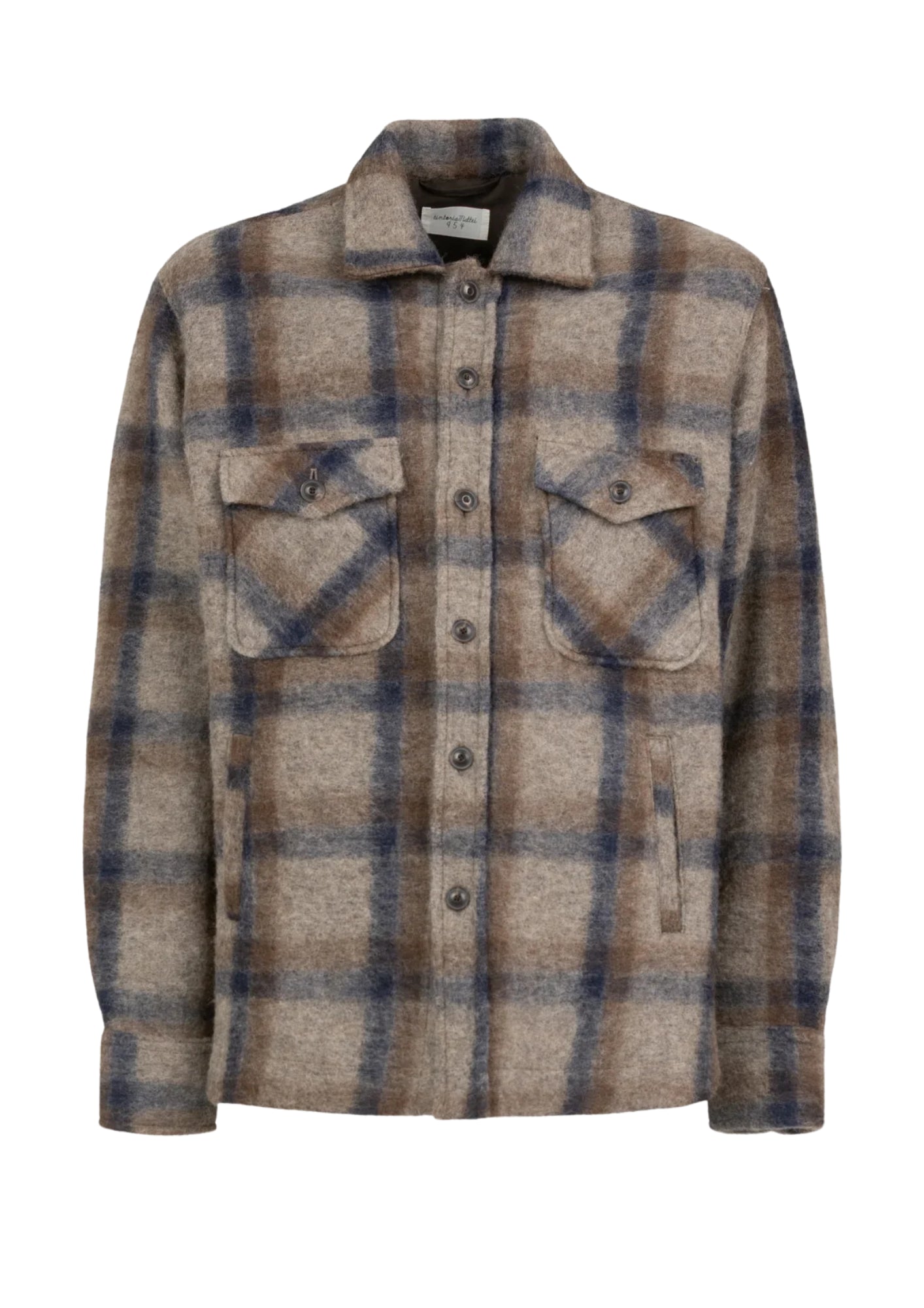 MHM QU2 WOOL SQUARED SHIRT - Camicie - Tintoria Mattei