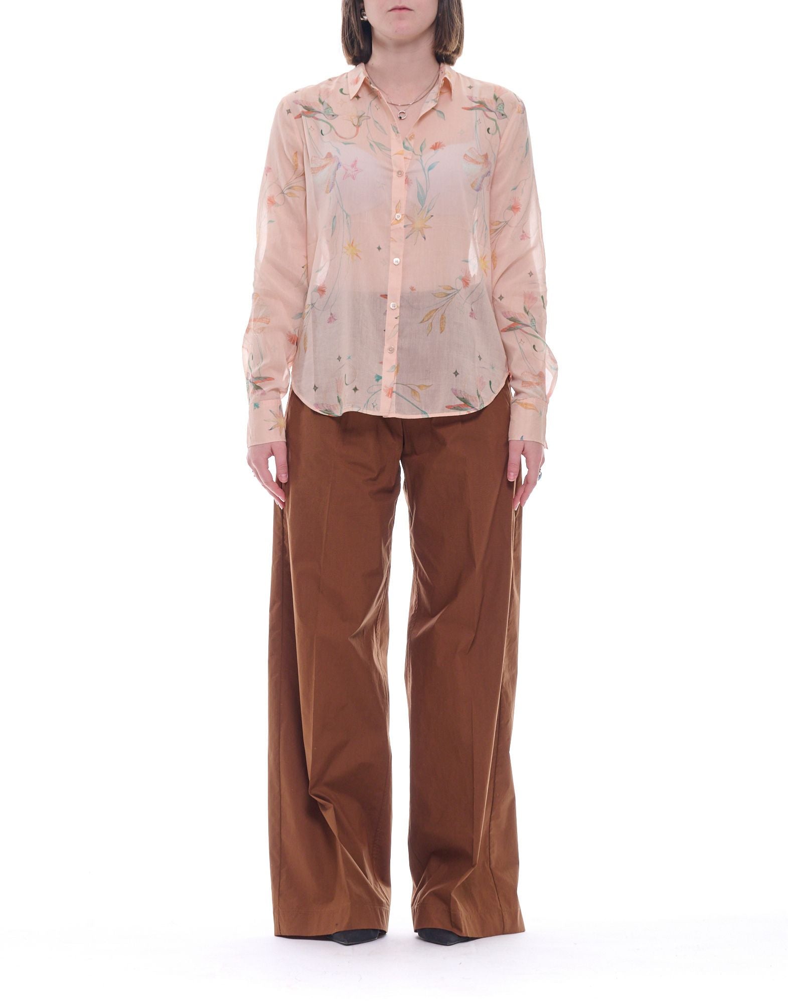 forte_forte Women’s Pink My Shirt 14926 MY SHIRT ROSEO