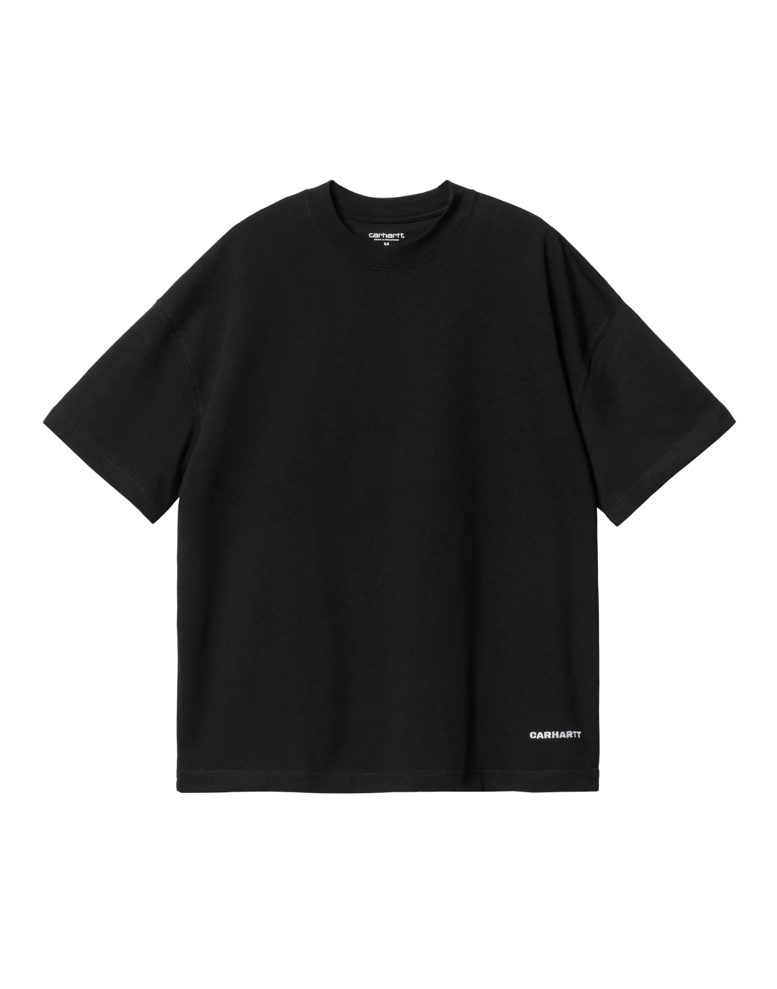 I031373 0D2.XX BLACK/WHITE T-SHIRT - Maglieria - CARHARTT WIP