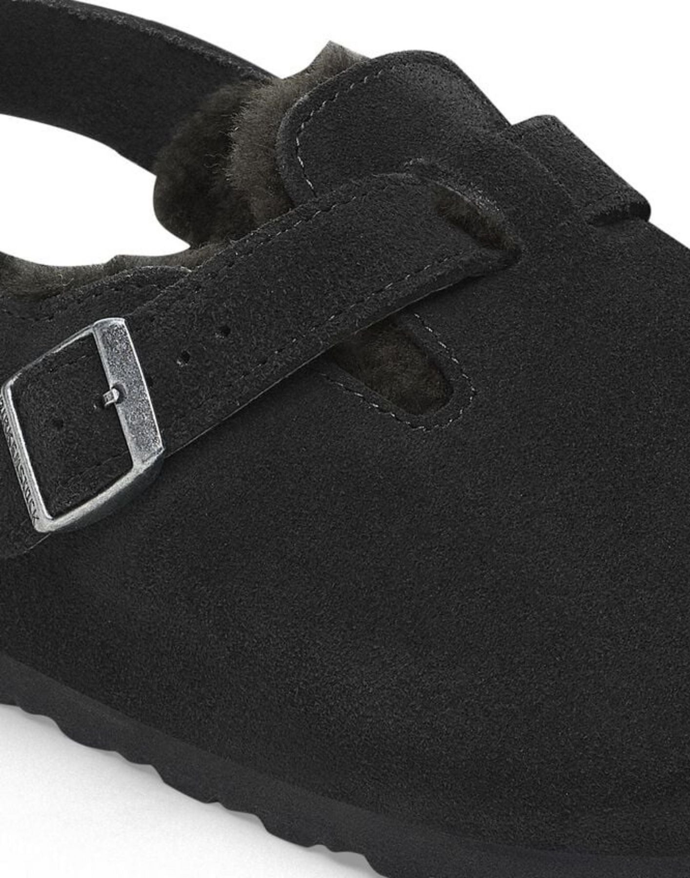 Sandal Woman 1028328 Tokio Shearling Black Birkenstock