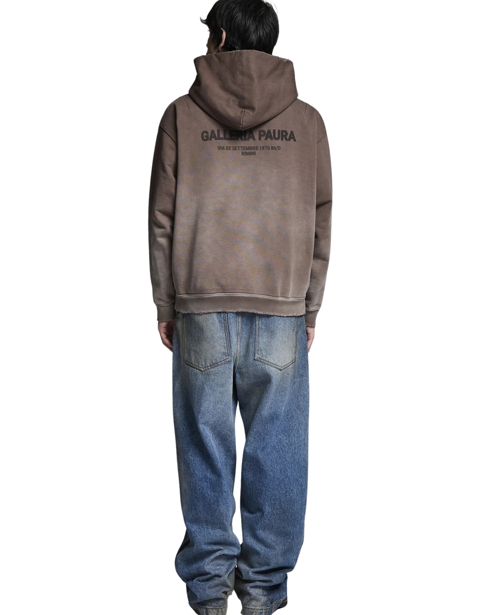 SANTI BROWN HOODIE GALLERIA - FELPA - PAURA